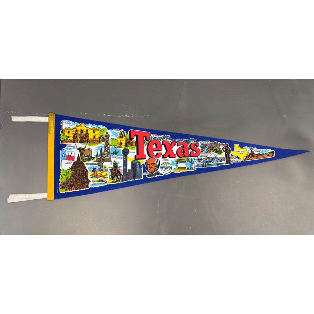 Vintage Texas State pennant