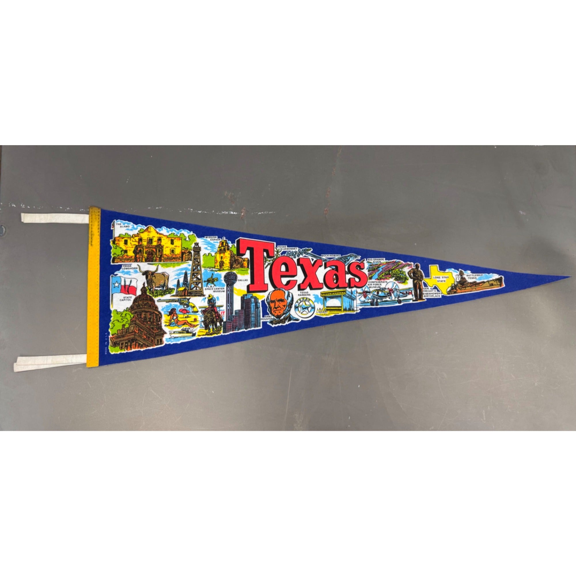 Vintage Texas State pennant