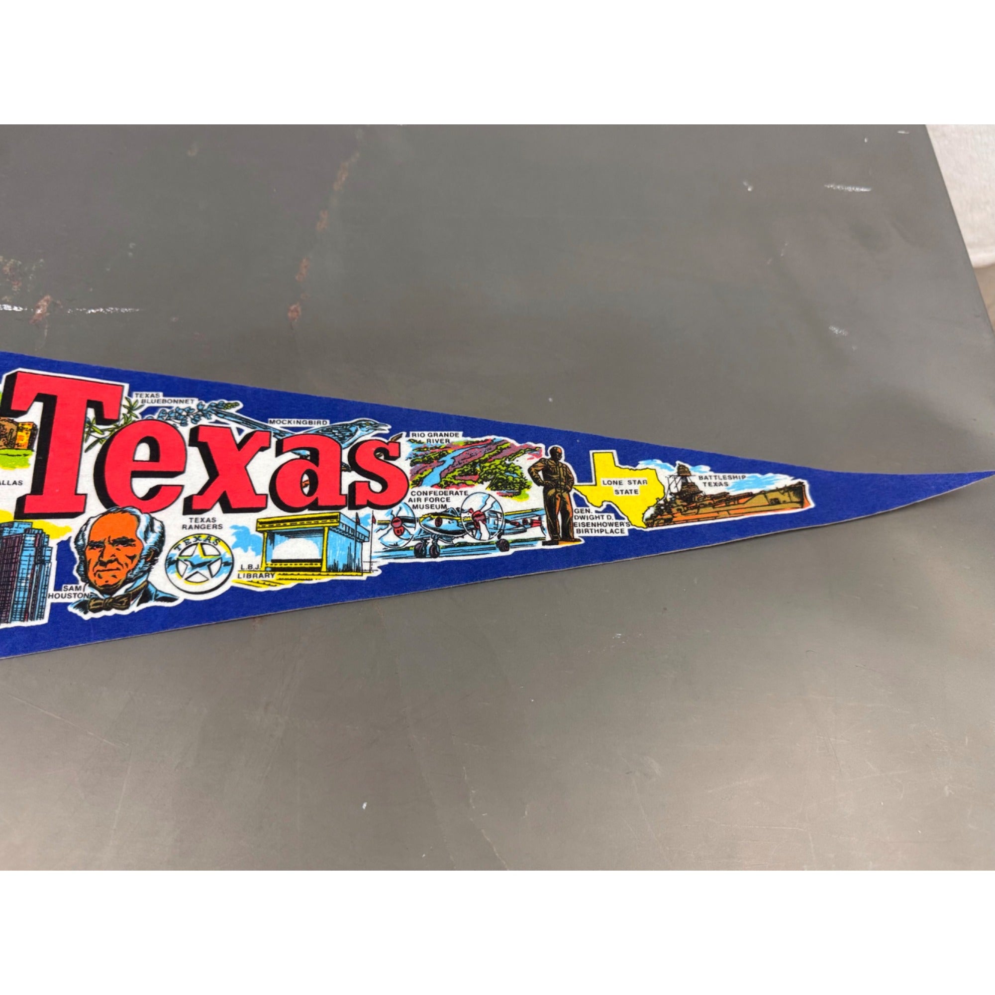 Vintage Texas State pennant