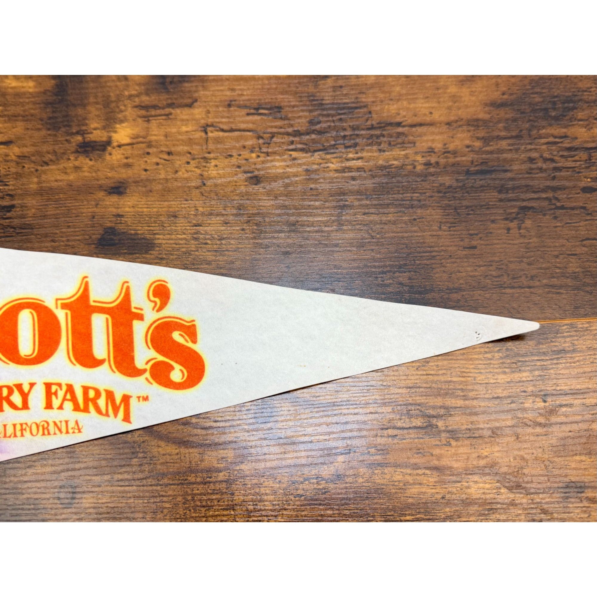 Vintage Collector's Series Knott's Berry Farm, California Pennant 29.5 inches