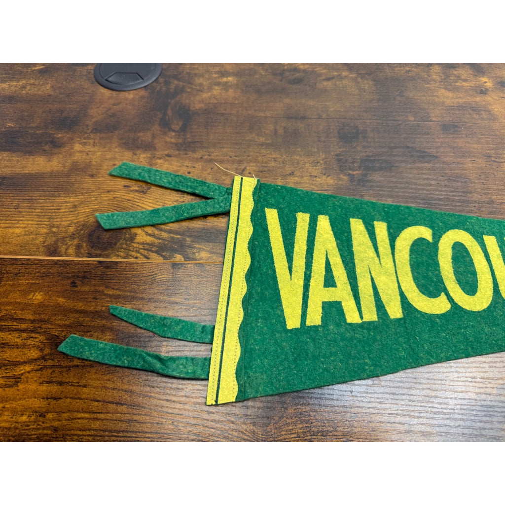 Vintage Vancouver, B.C. Pennant classic souvenir 20 inches