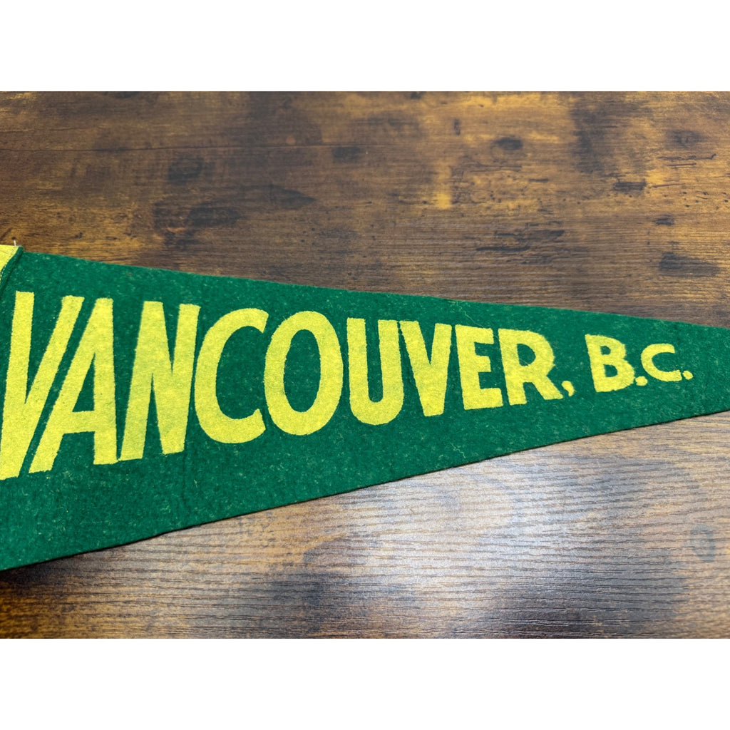 Vintage Vancouver, B.C. Pennant classic souvenir 20 inches