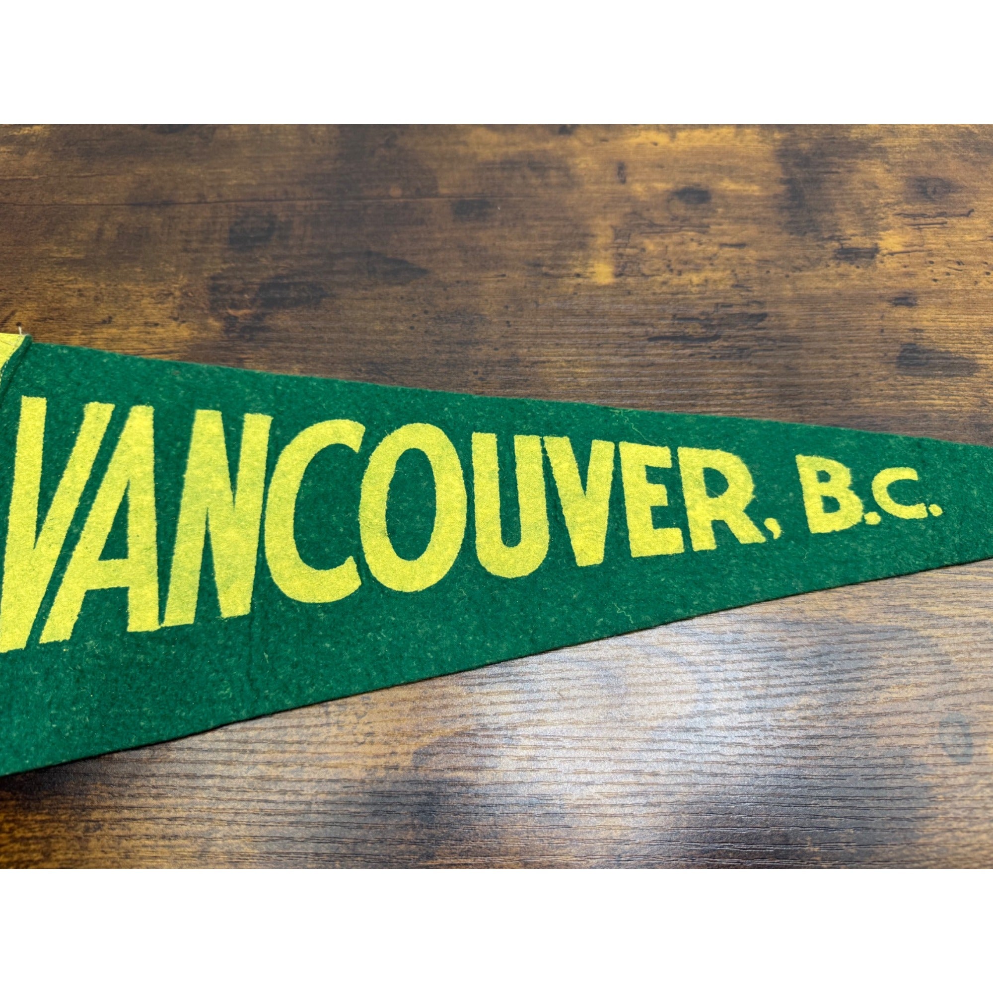 Vintage Vancouver, B.C. Pennant classic souvenir 20 inches