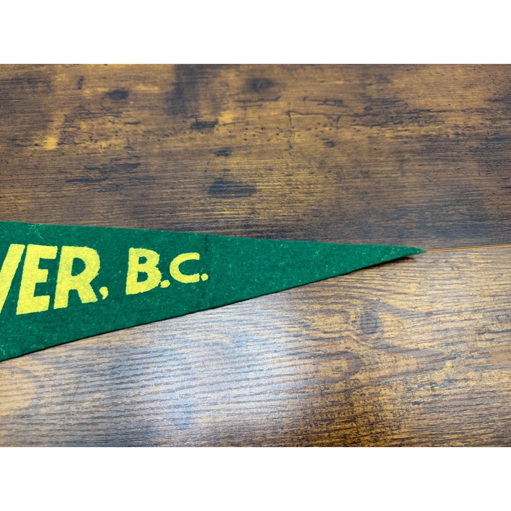 Vintage Vancouver, B.C. Pennant classic souvenir 20 inches