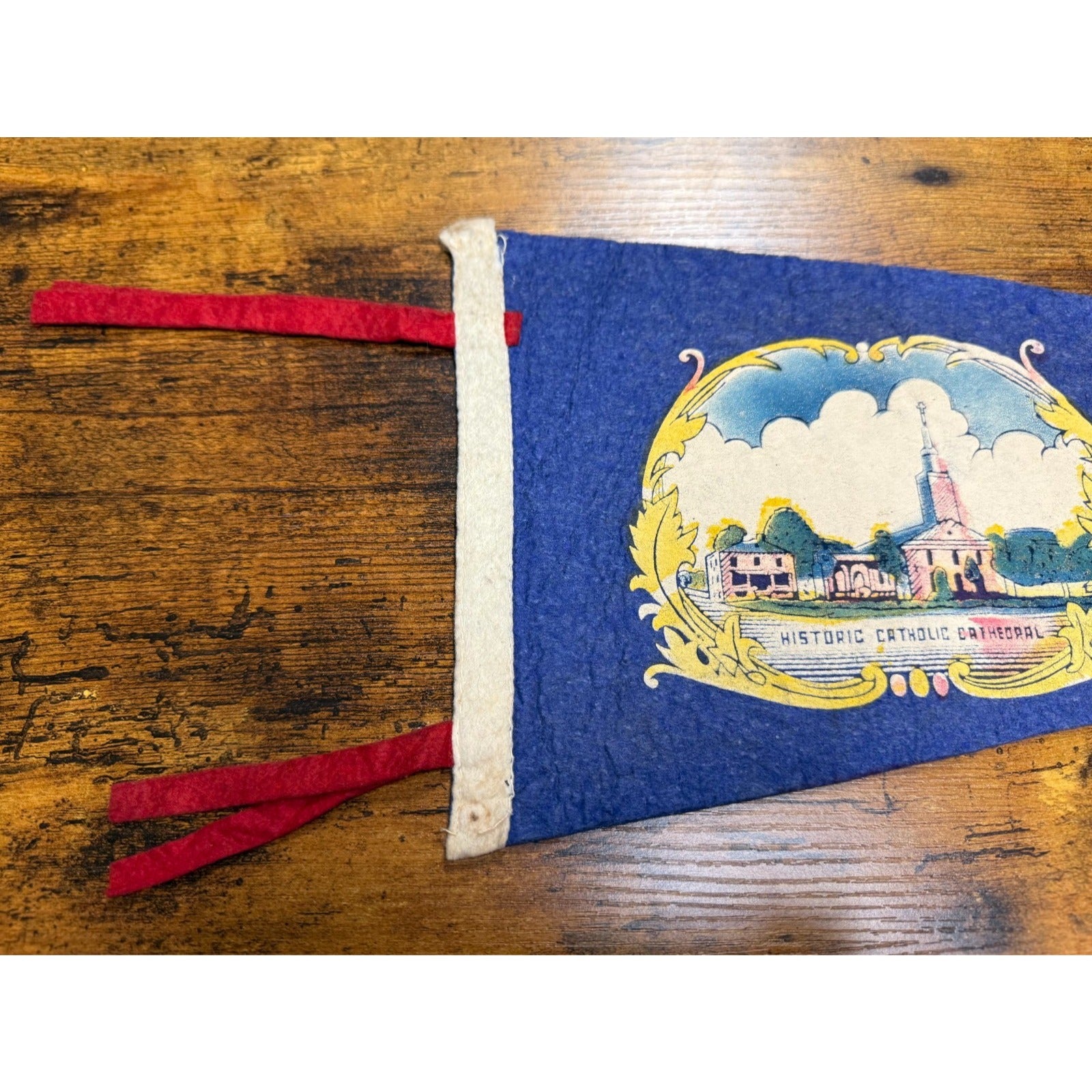 Vintage Vincennes, Indiana pennant
