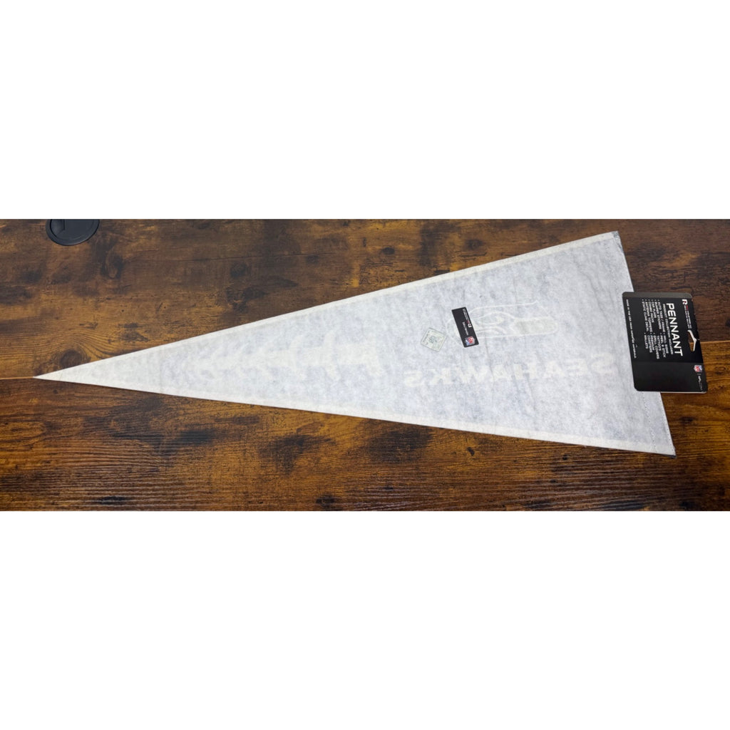 Seattle Seahawks NFL Football Team Logo Felt Pennant Flag - Officially Licensed Blue & White Design