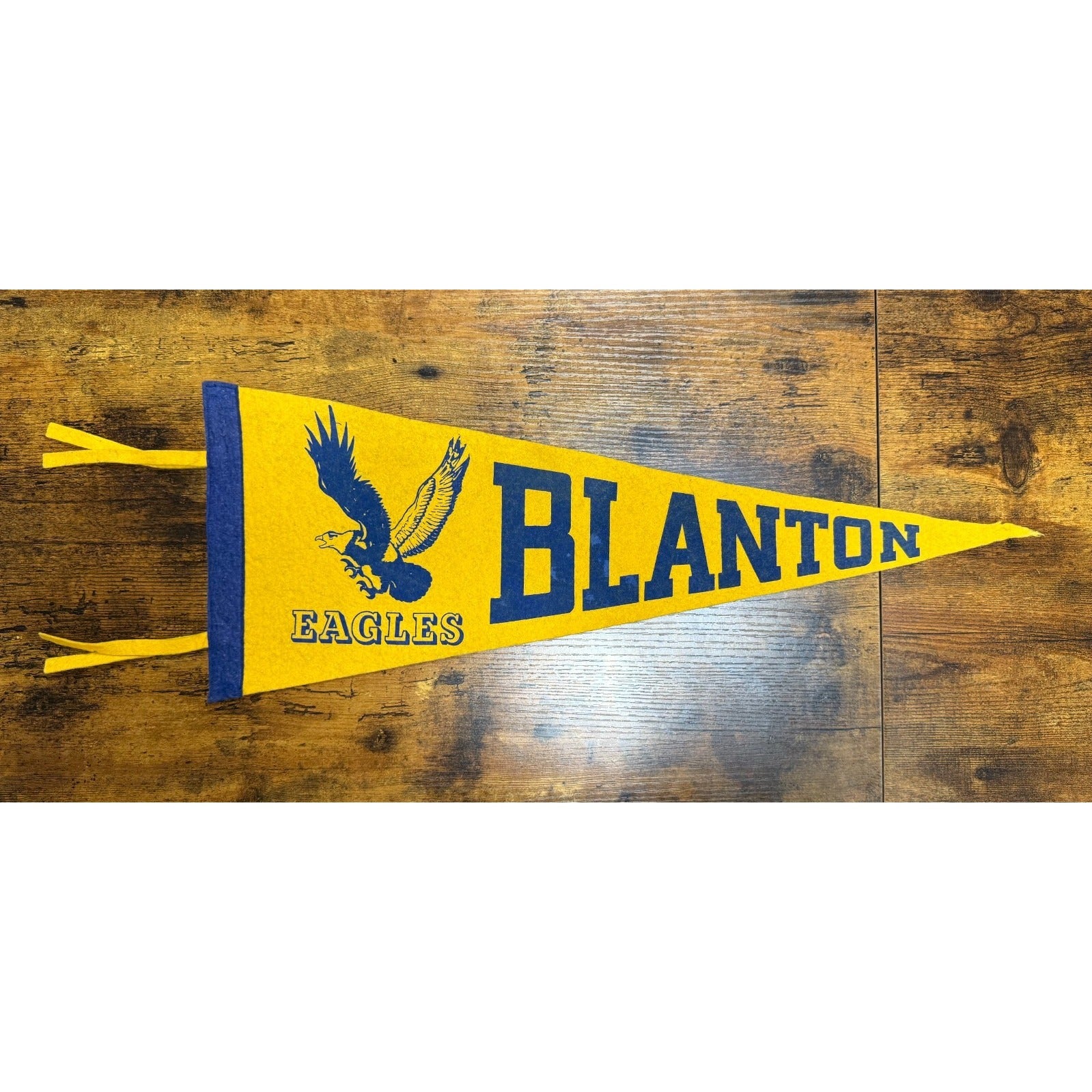 Vintage Blanton Eagles pennant