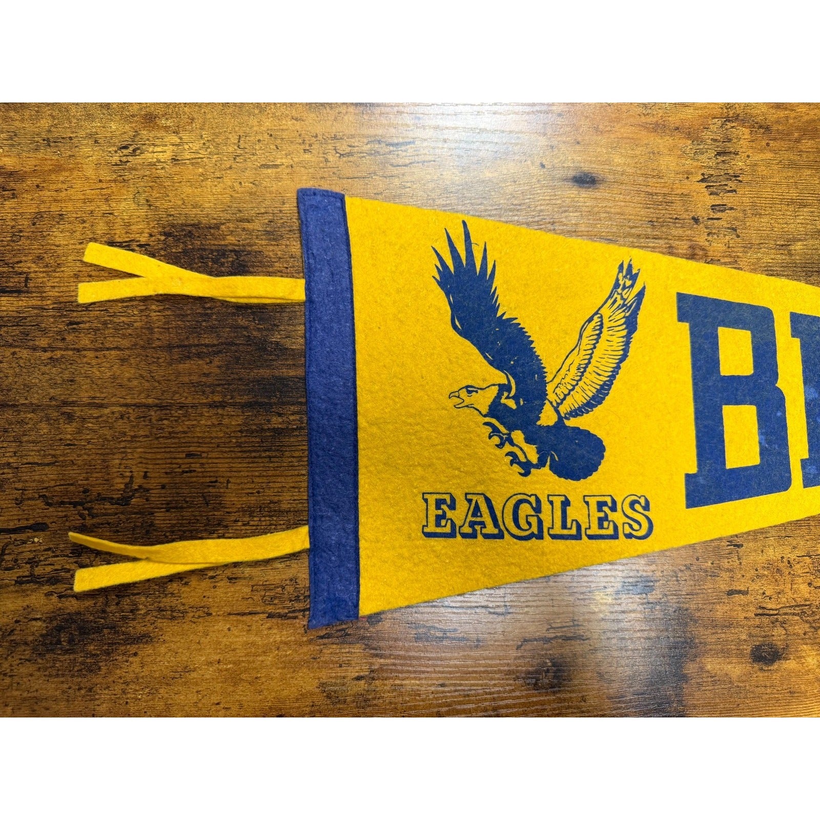 Vintage Blanton Eagles pennant