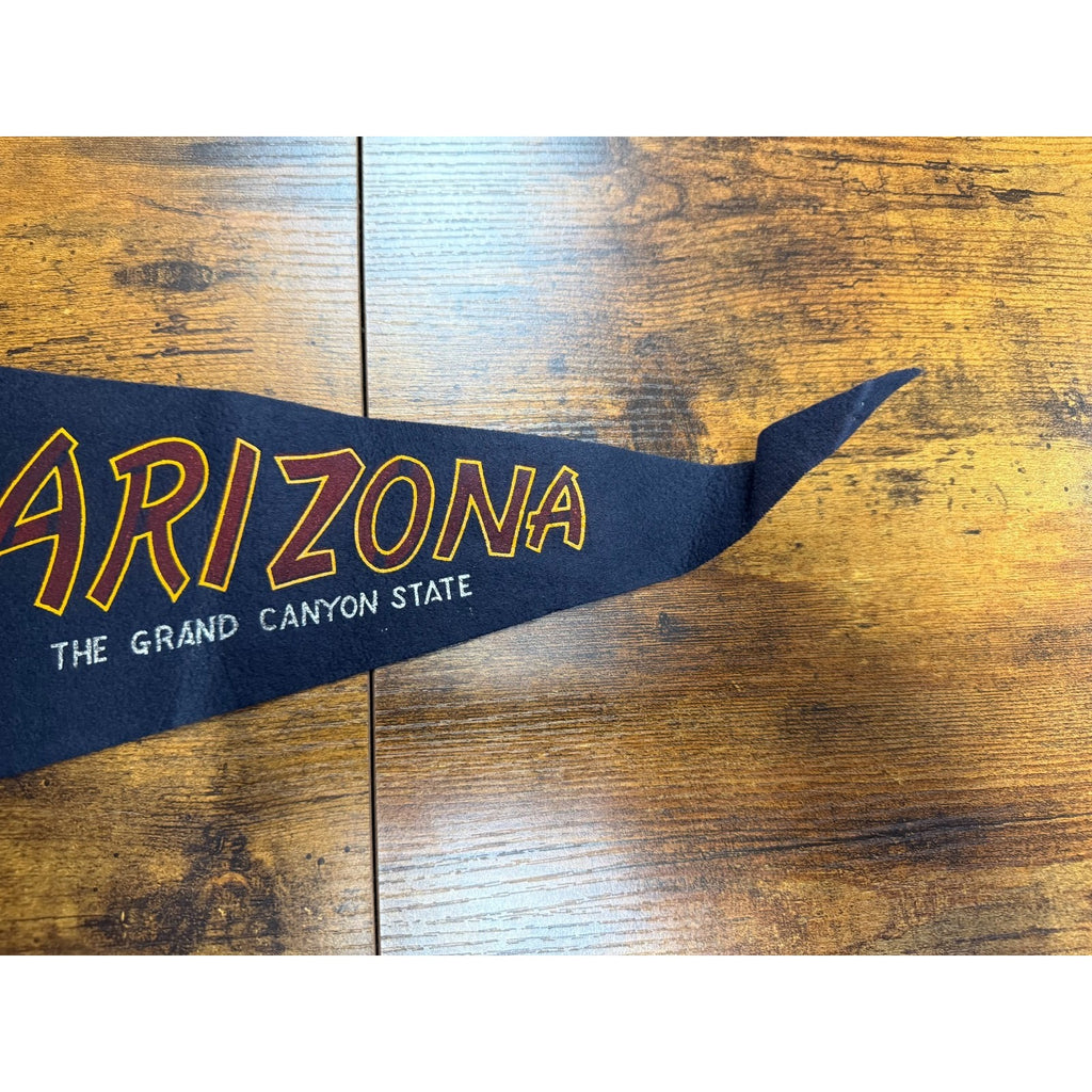 Vintage Arizona The Grand Canyon State pennant