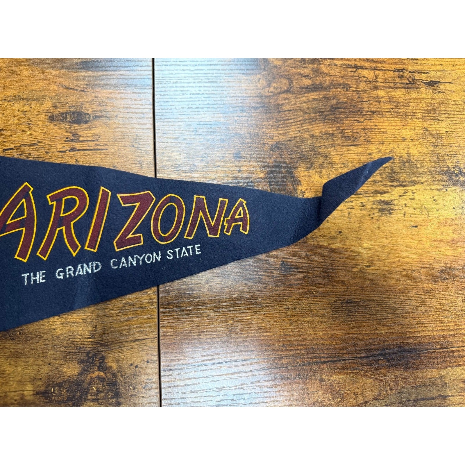 Vintage Arizona The Grand Canyon State pennant