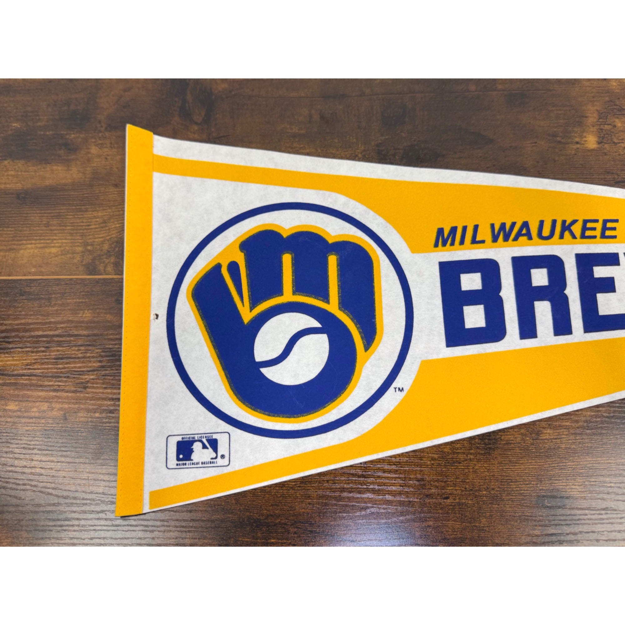 Milwaukee Brewers MLB Licensed Felt Pennant 30" Team Logo Banner