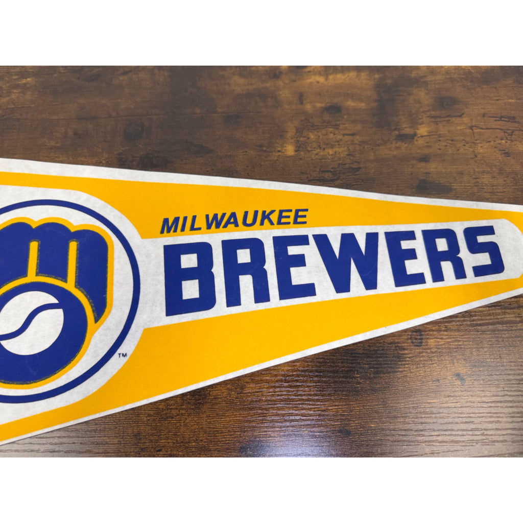 Milwaukee Brewers MLB Licensed Felt Pennant 30" Team Logo Banner