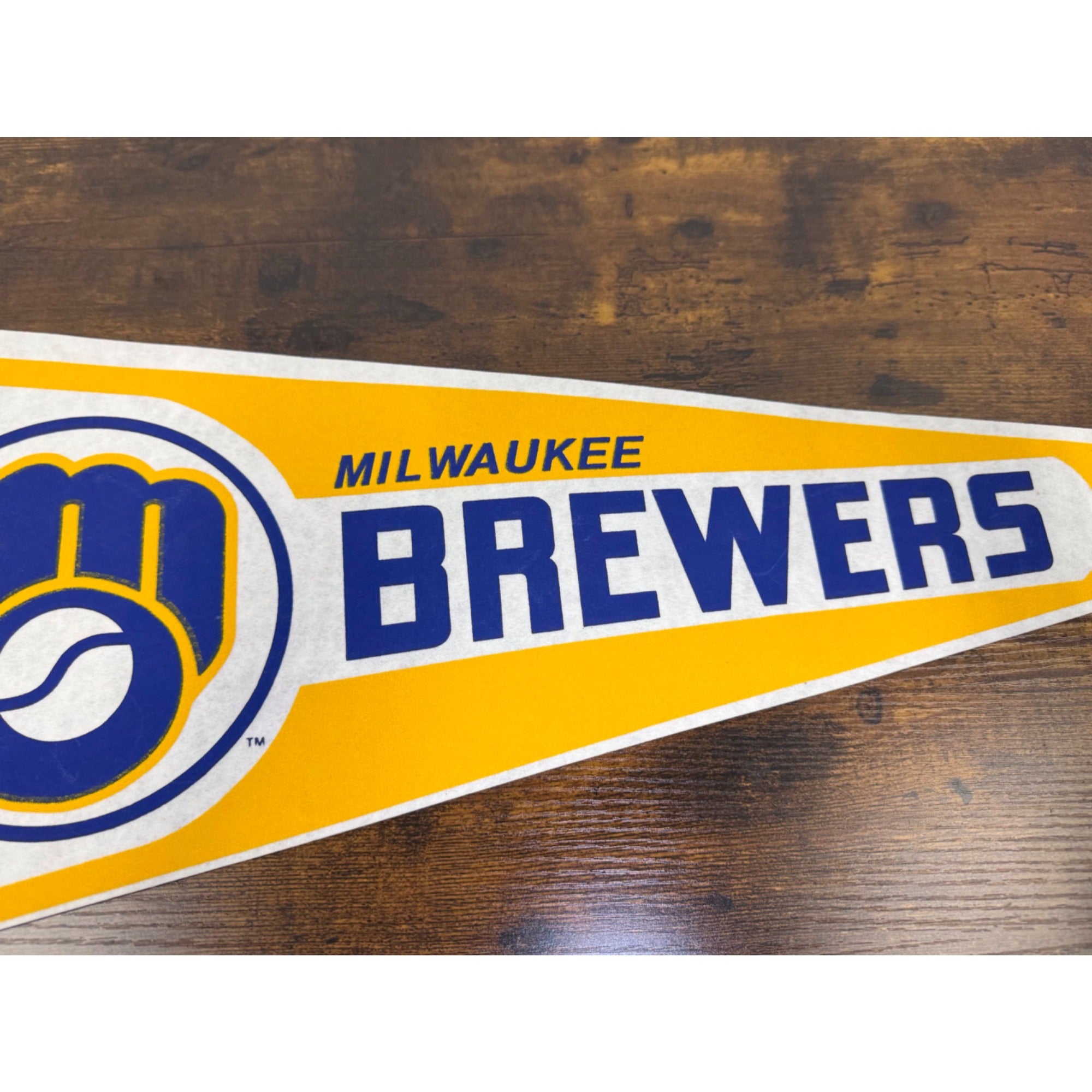 Milwaukee Brewers MLB Licensed Felt Pennant 30" Team Logo Banner