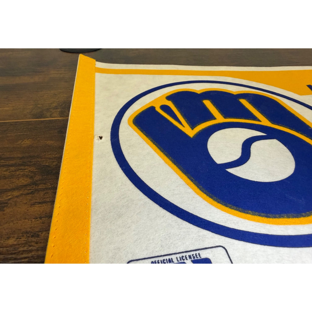 Milwaukee Brewers MLB Licensed Felt Pennant 30" Team Logo Banner