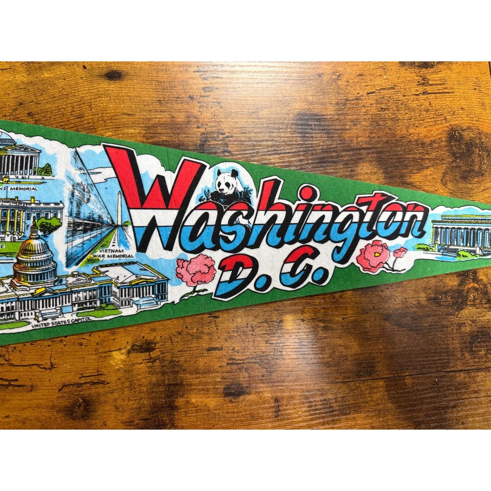 Vintage Washington D.C. pennant