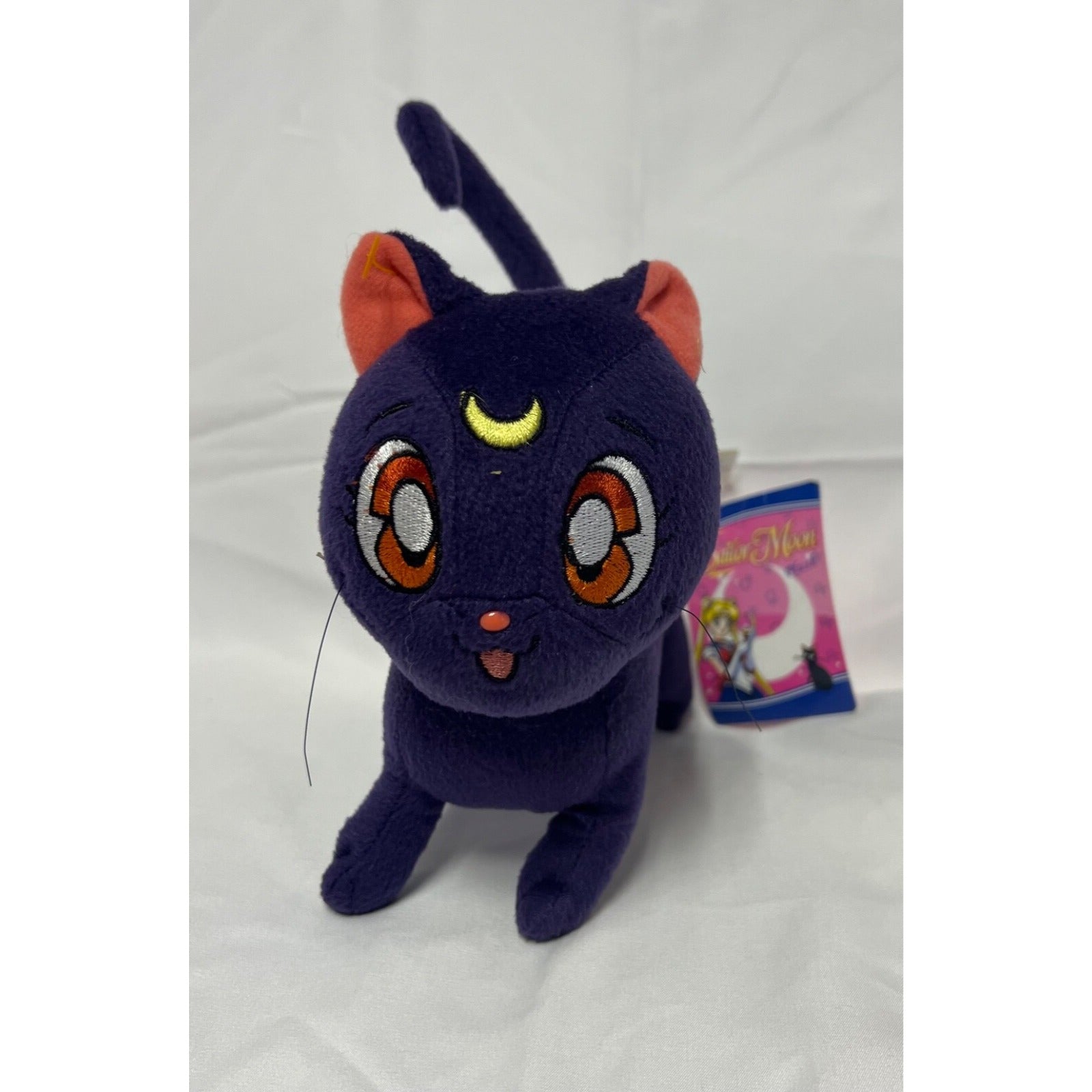 Sailor Moon Luna standing plush with original tags 9"