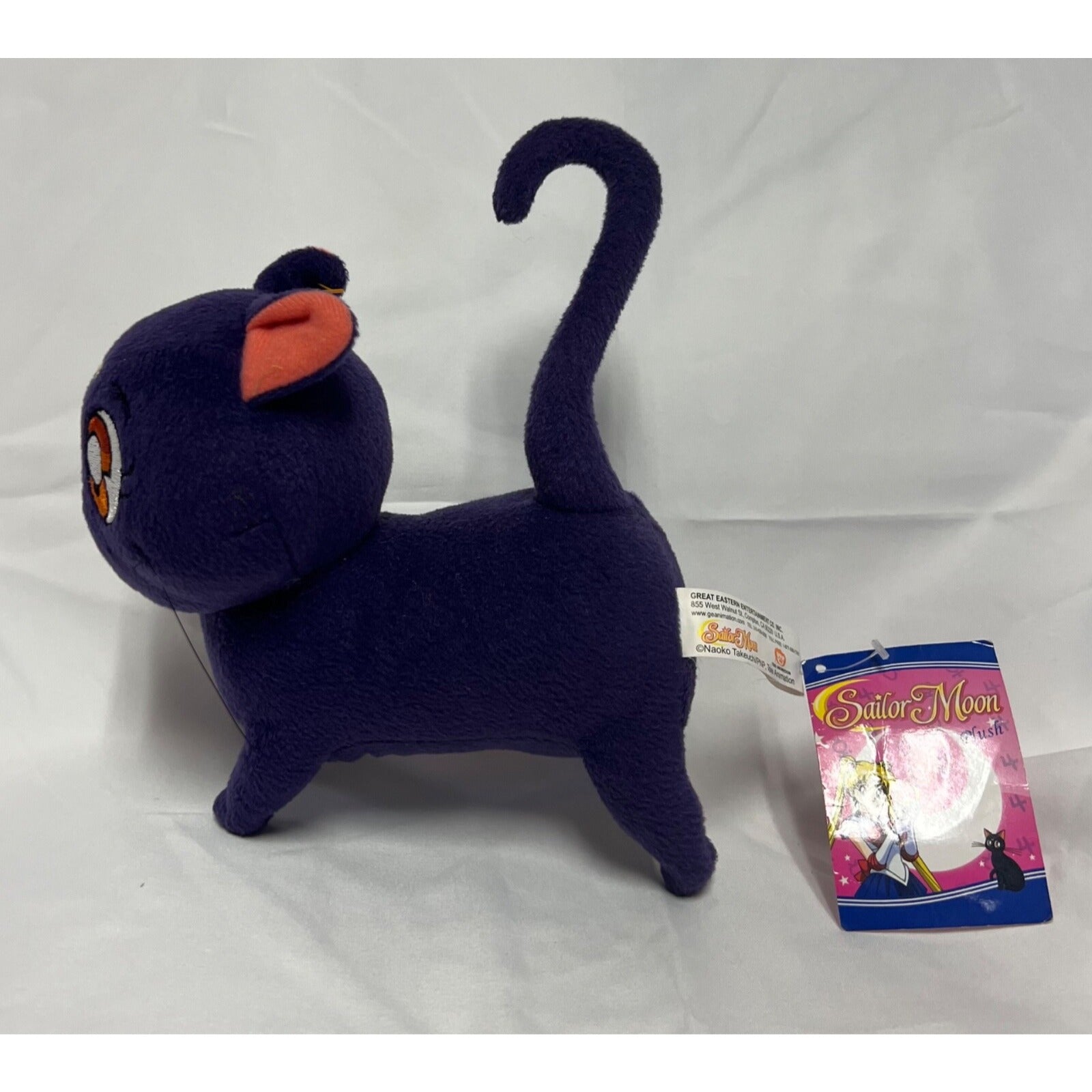Sailor Moon Luna standing plush with original tags 9"