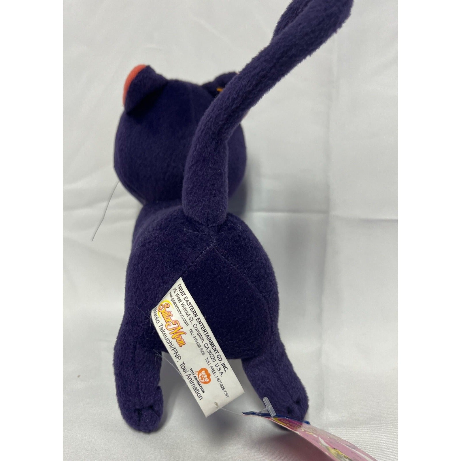 Sailor Moon Luna standing plush with original tags 9"