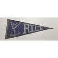 Vintage Rice football pennant