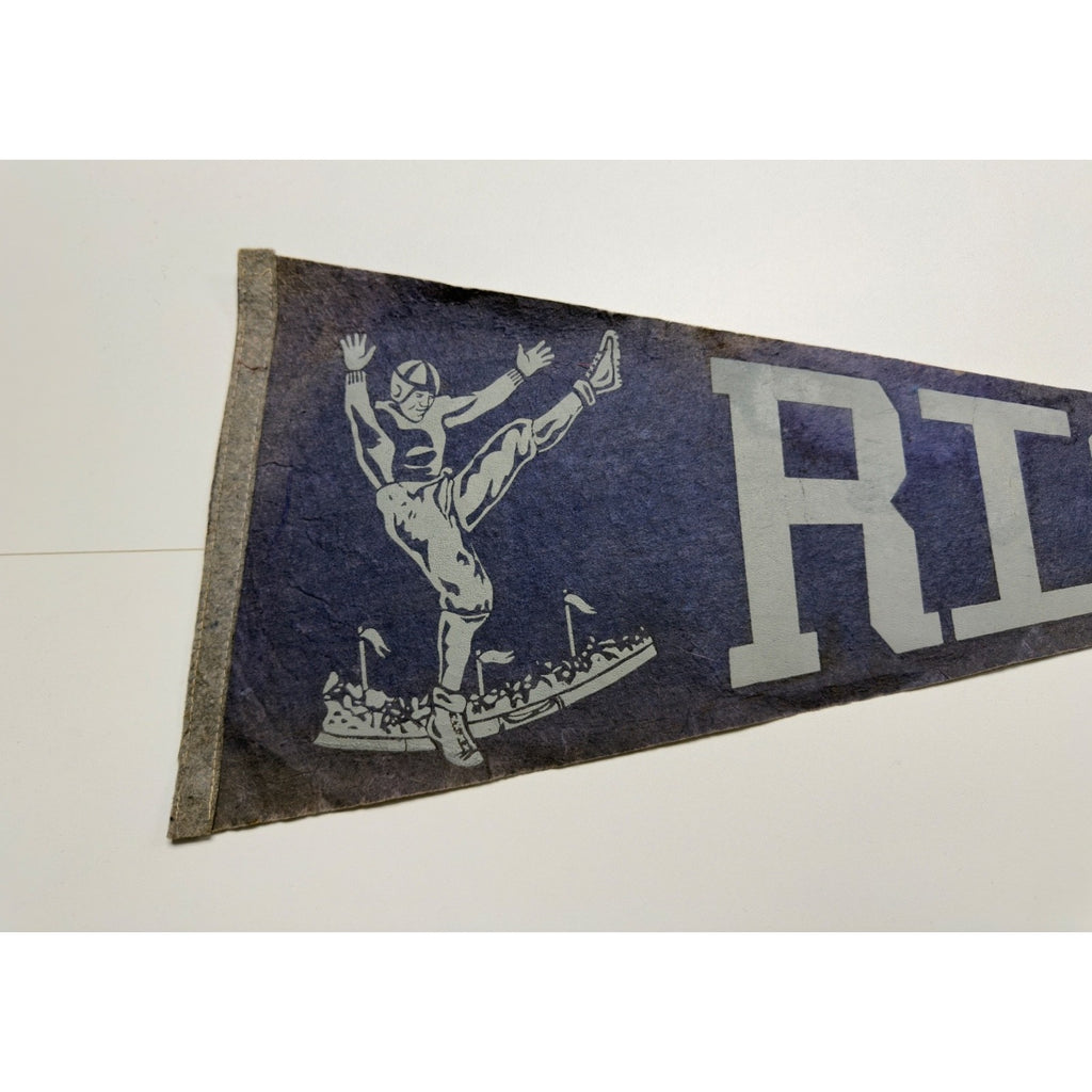 Vintage Rice football pennant