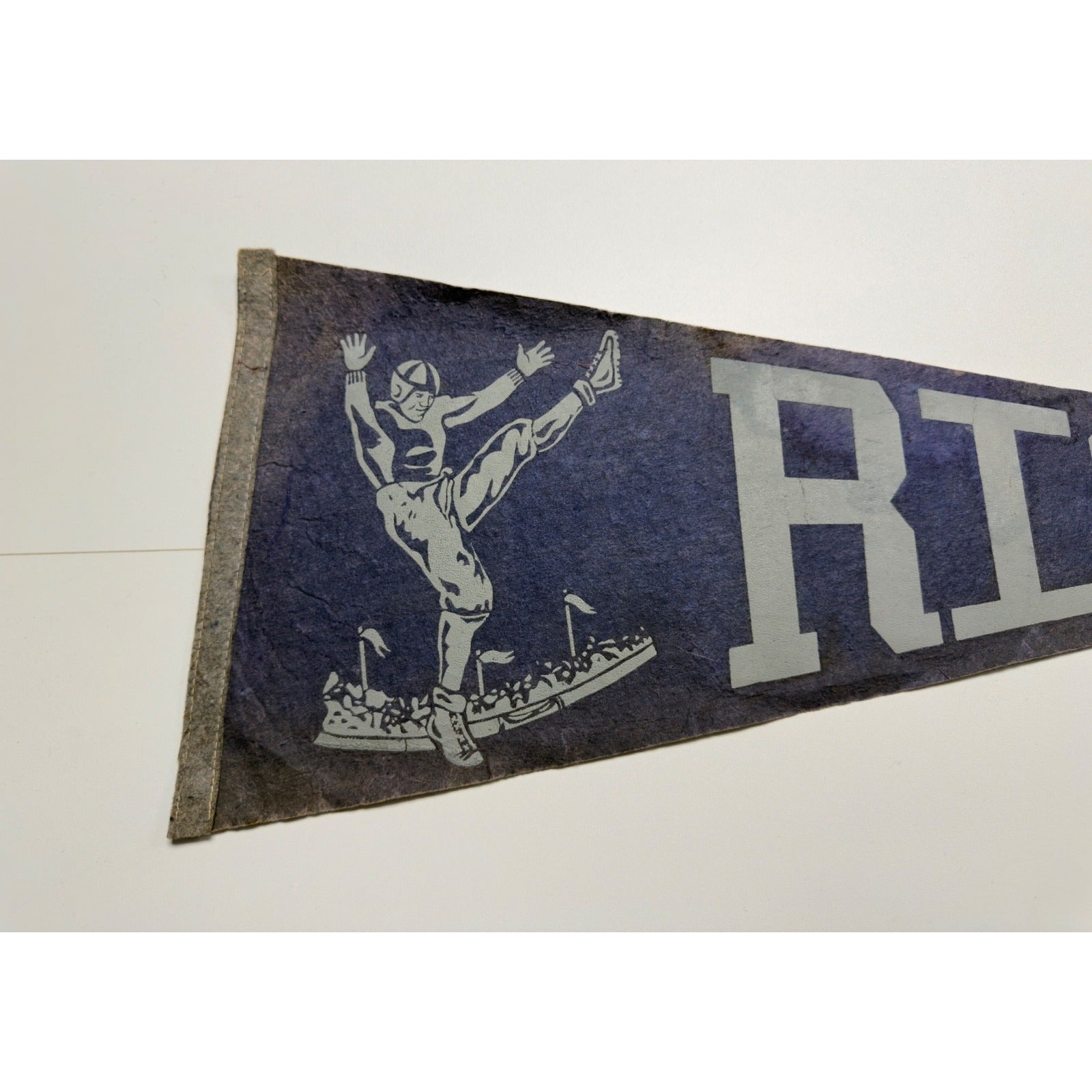 Vintage Rice football pennant