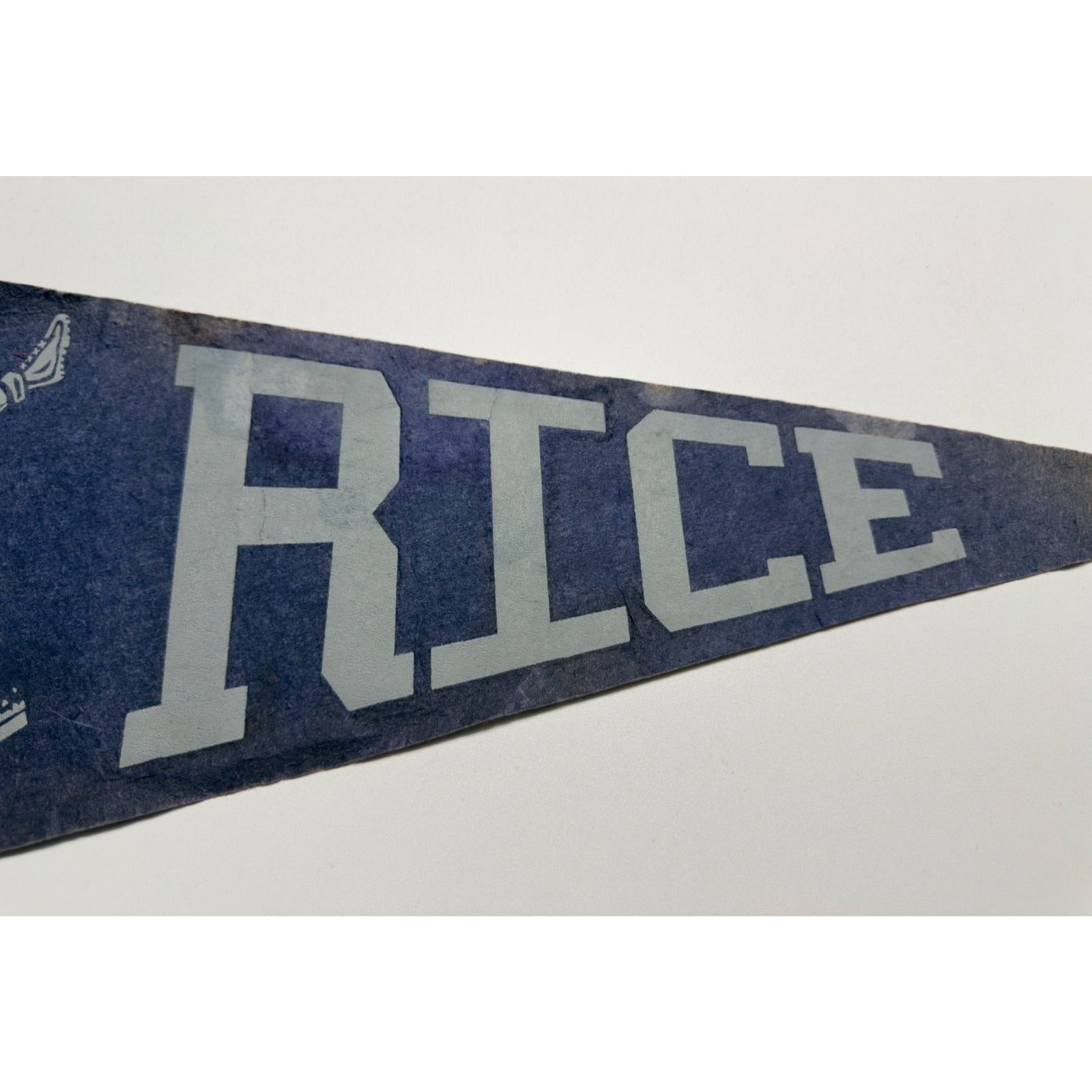 Vintage Rice football pennant