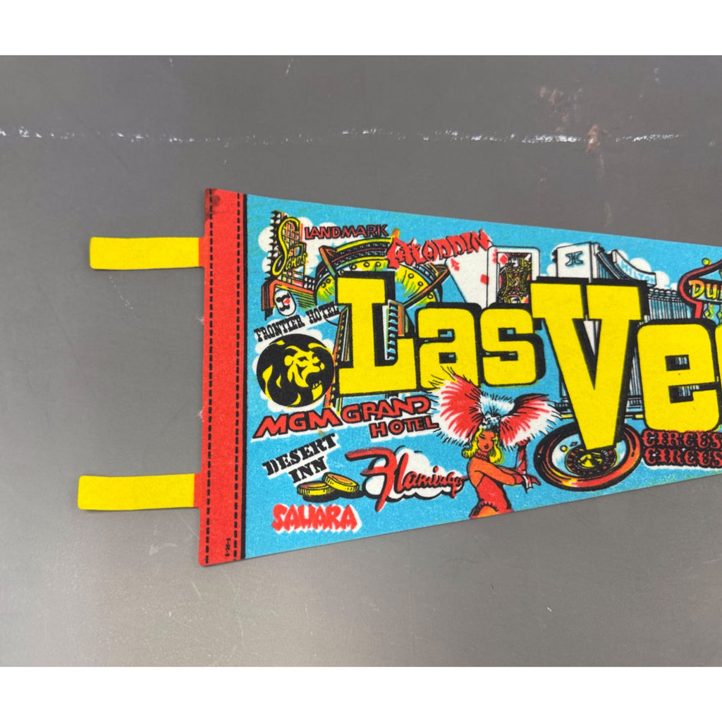 Vintage Las Vegas, Nevada pennant
