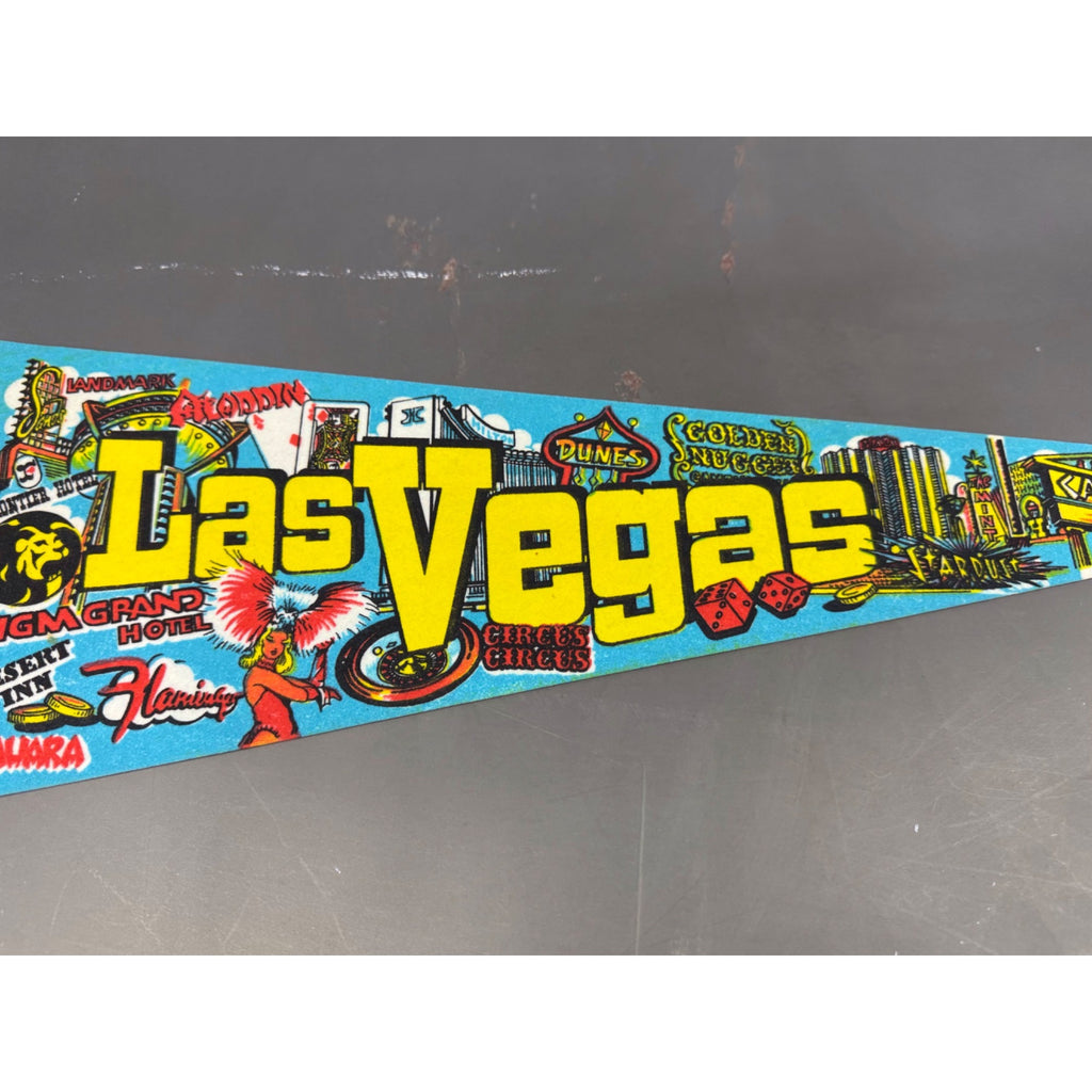 Vintage Las Vegas, Nevada pennant
