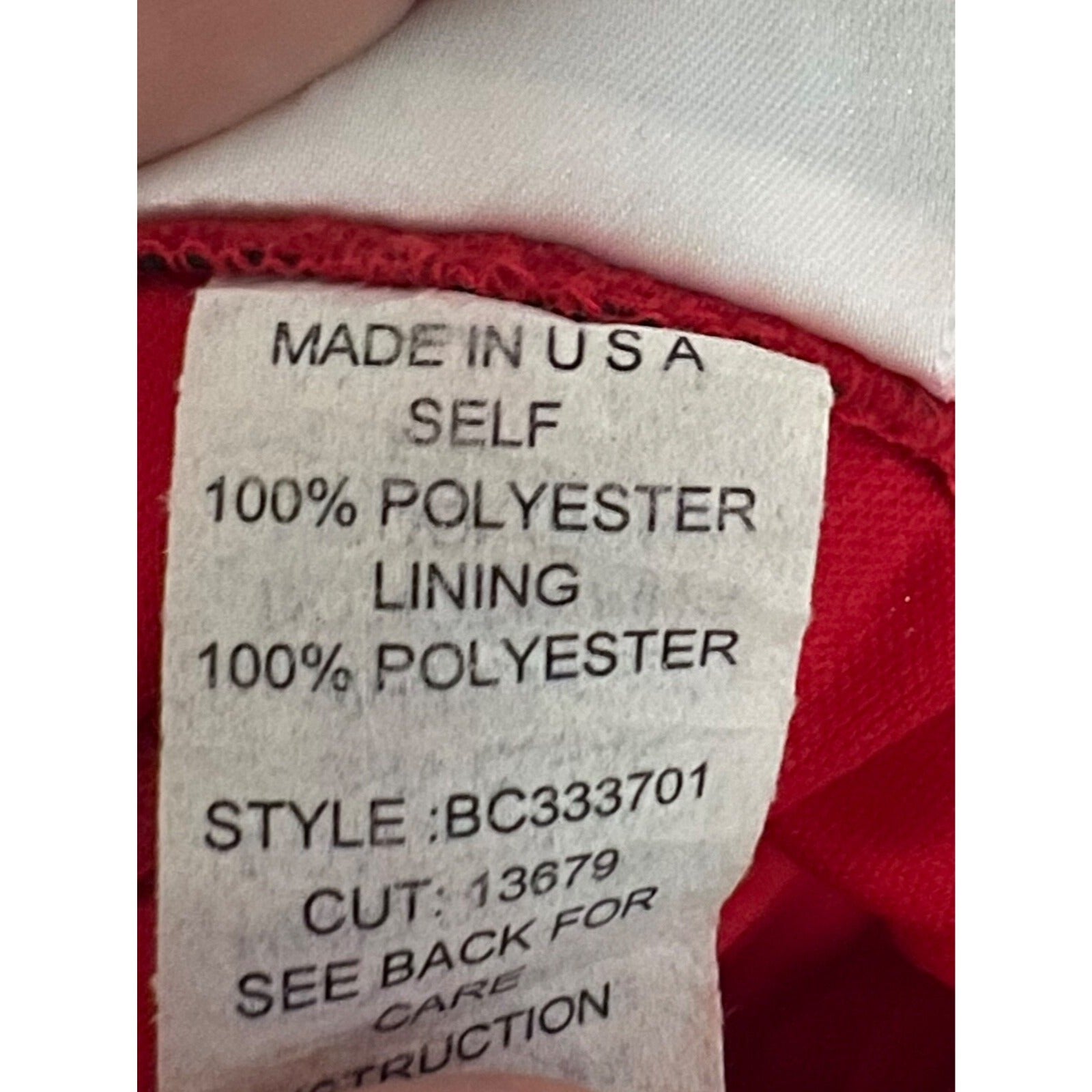 Vintage Women's Finesse USA red glitter halter dress size Small Made in USA