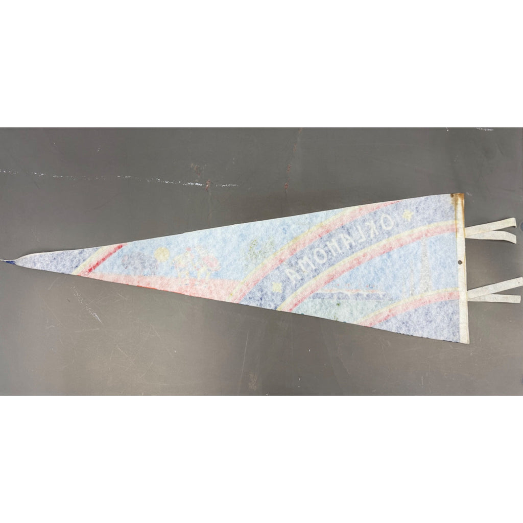 Vintage Oklahoma state pennant