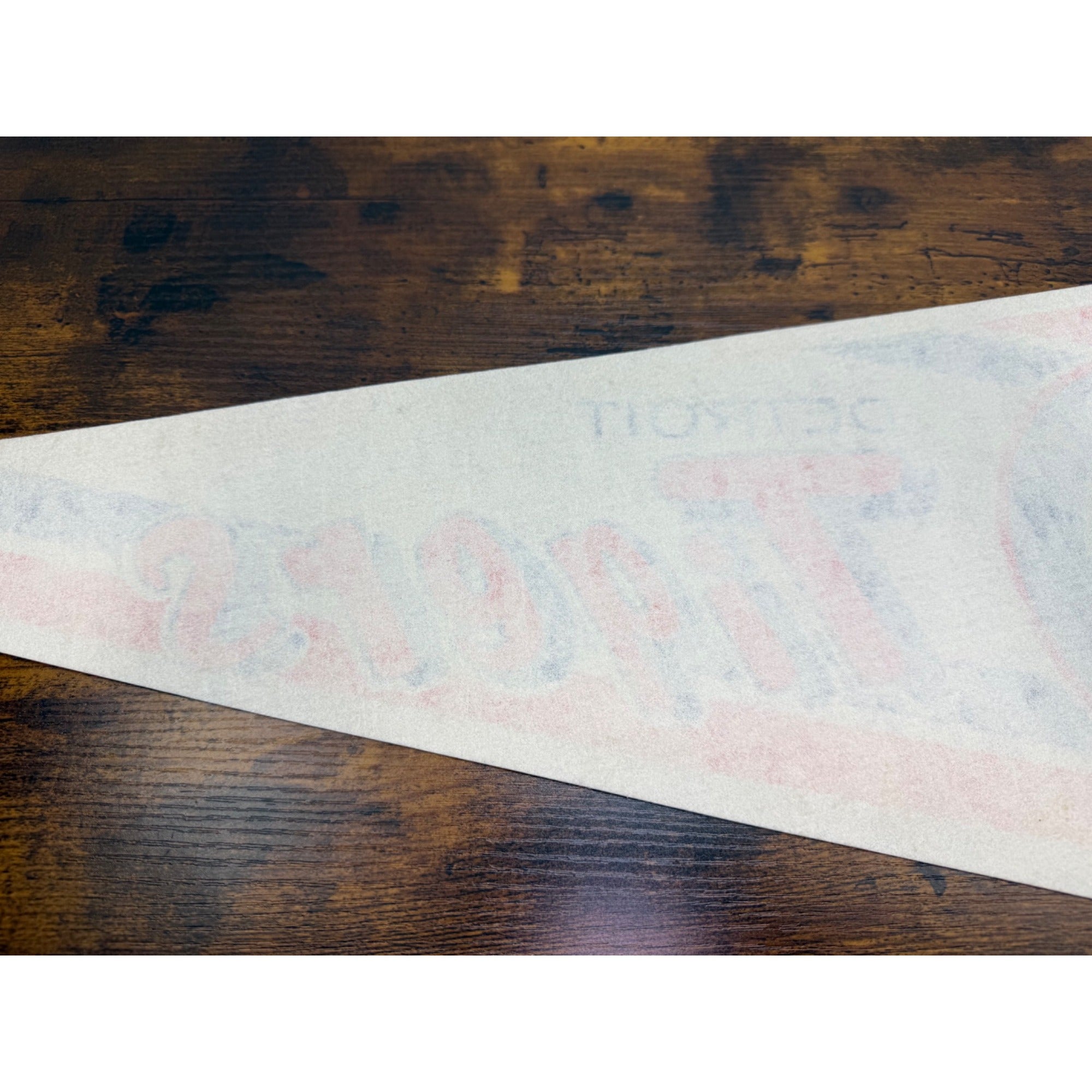 Detroit Tigers Vintage MLB Felt Pennant Banner 29.5 inches