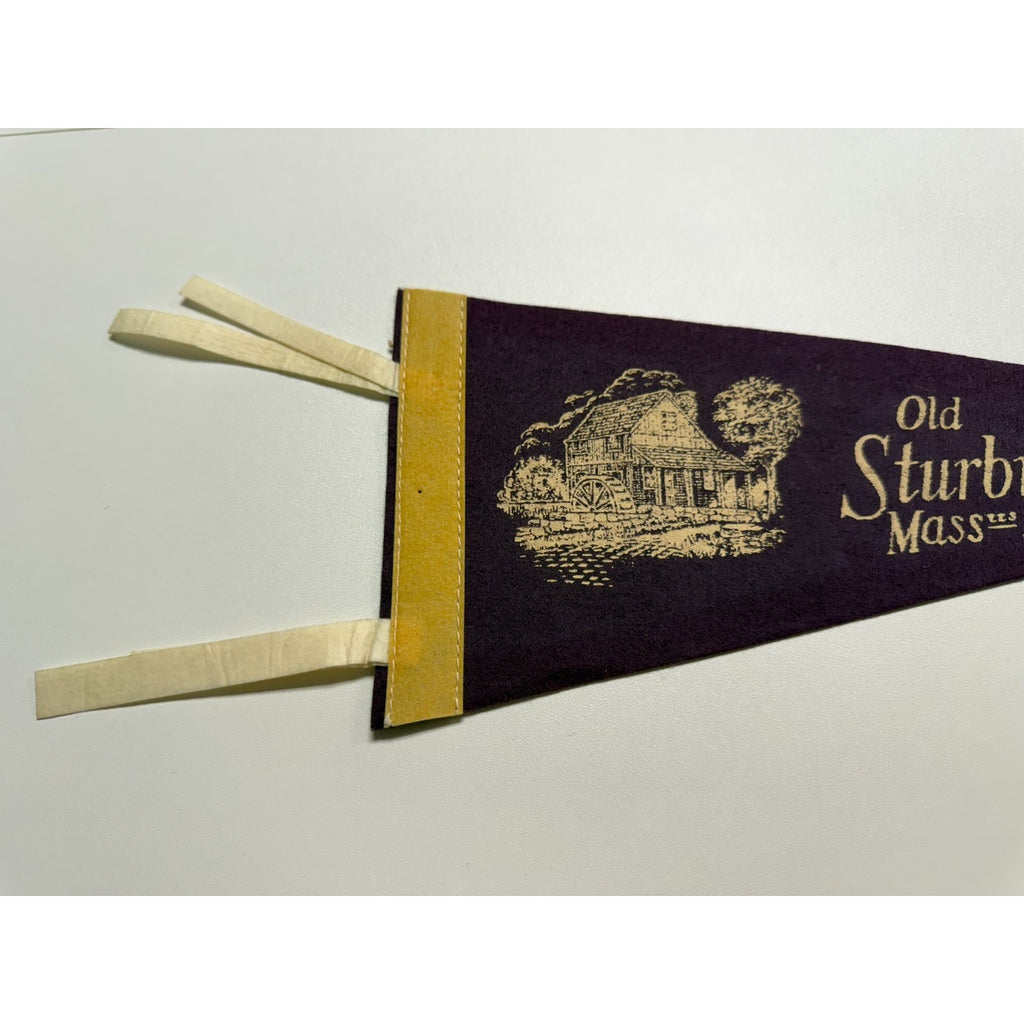 Vintage Old Sturbridge Village Massachusetts pennant