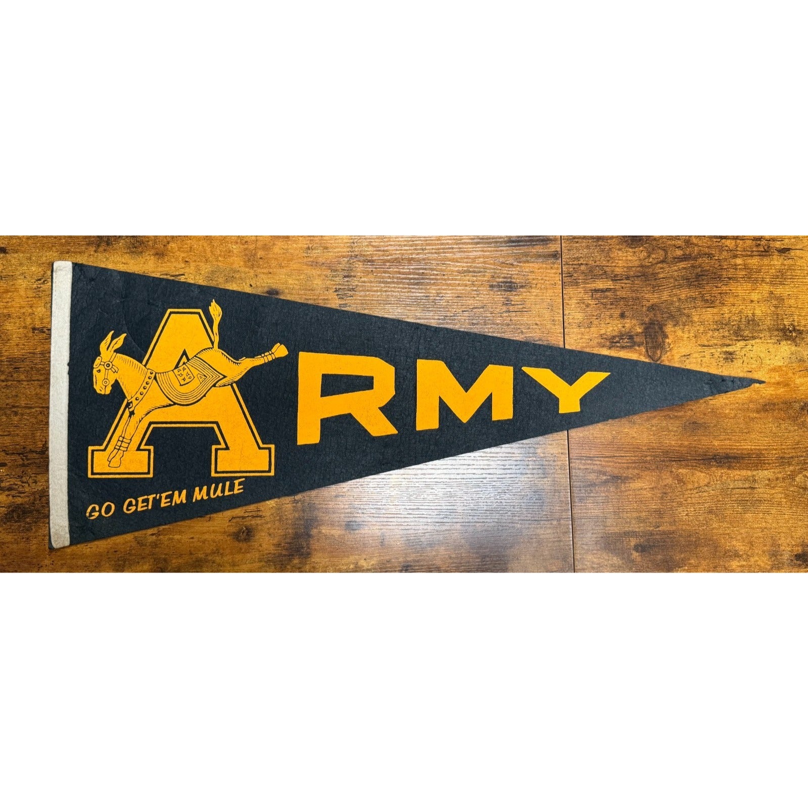 Vintage Army "Go Get 'em Mule" pennant