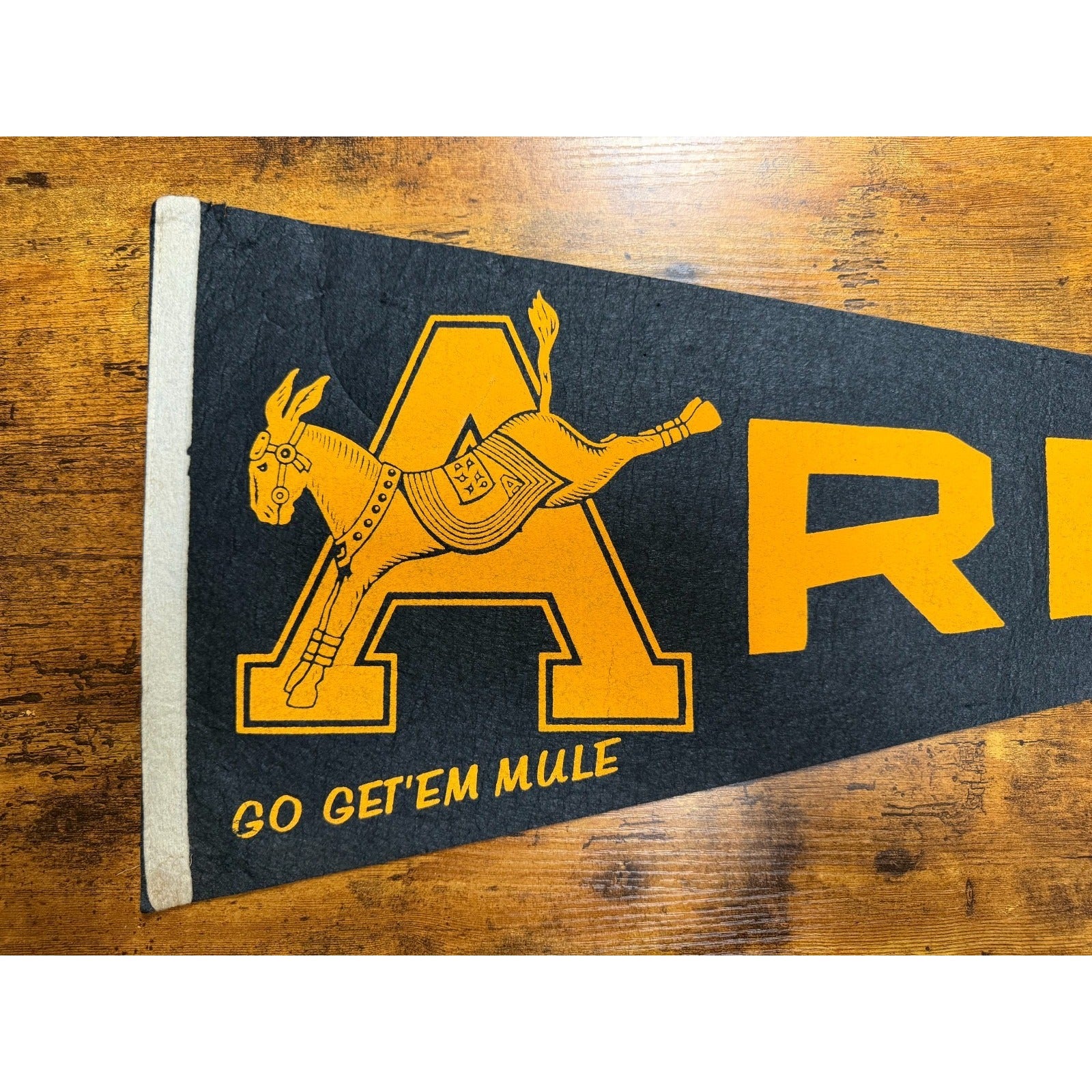Vintage Army "Go Get 'em Mule" pennant
