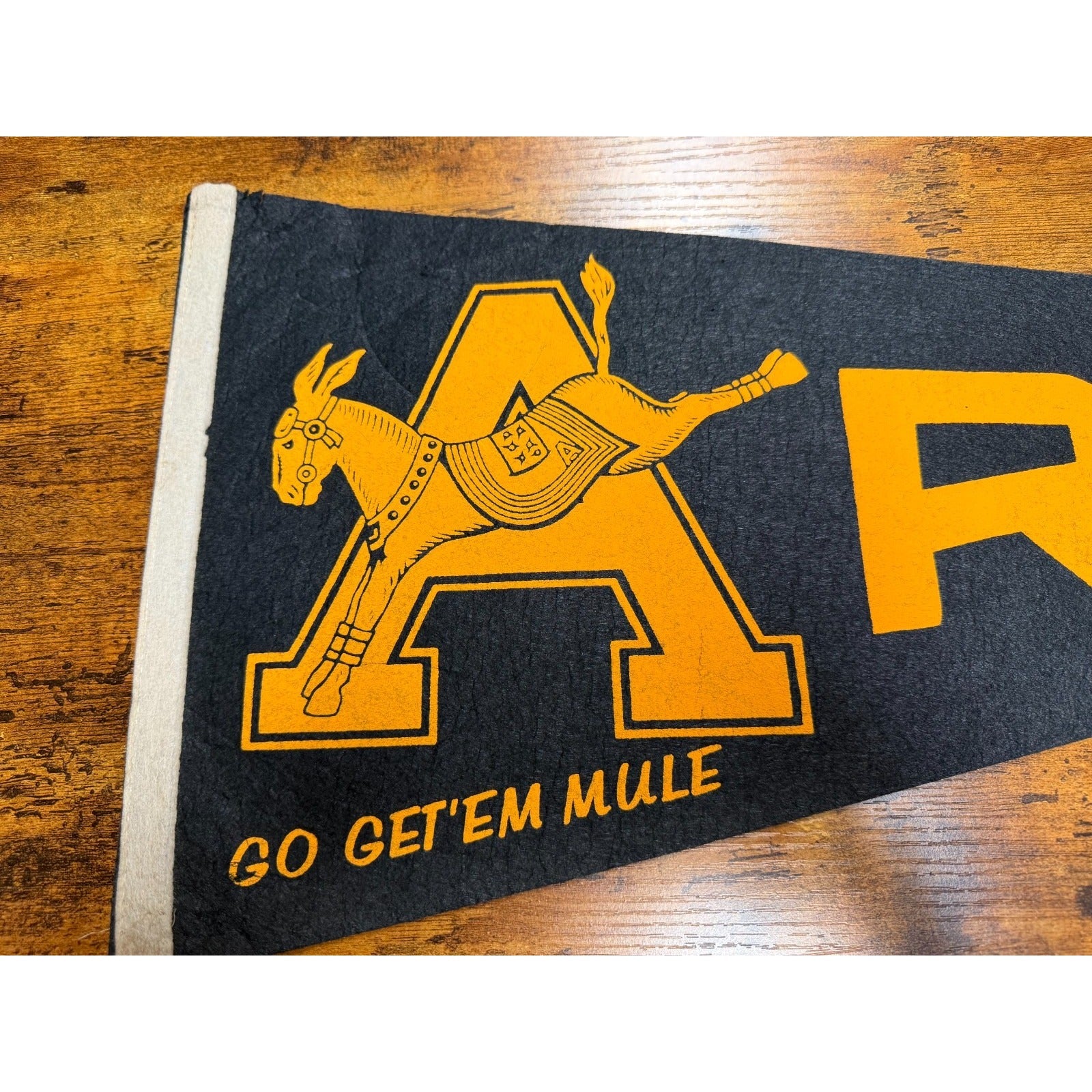 Vintage Army "Go Get 'em Mule" pennant