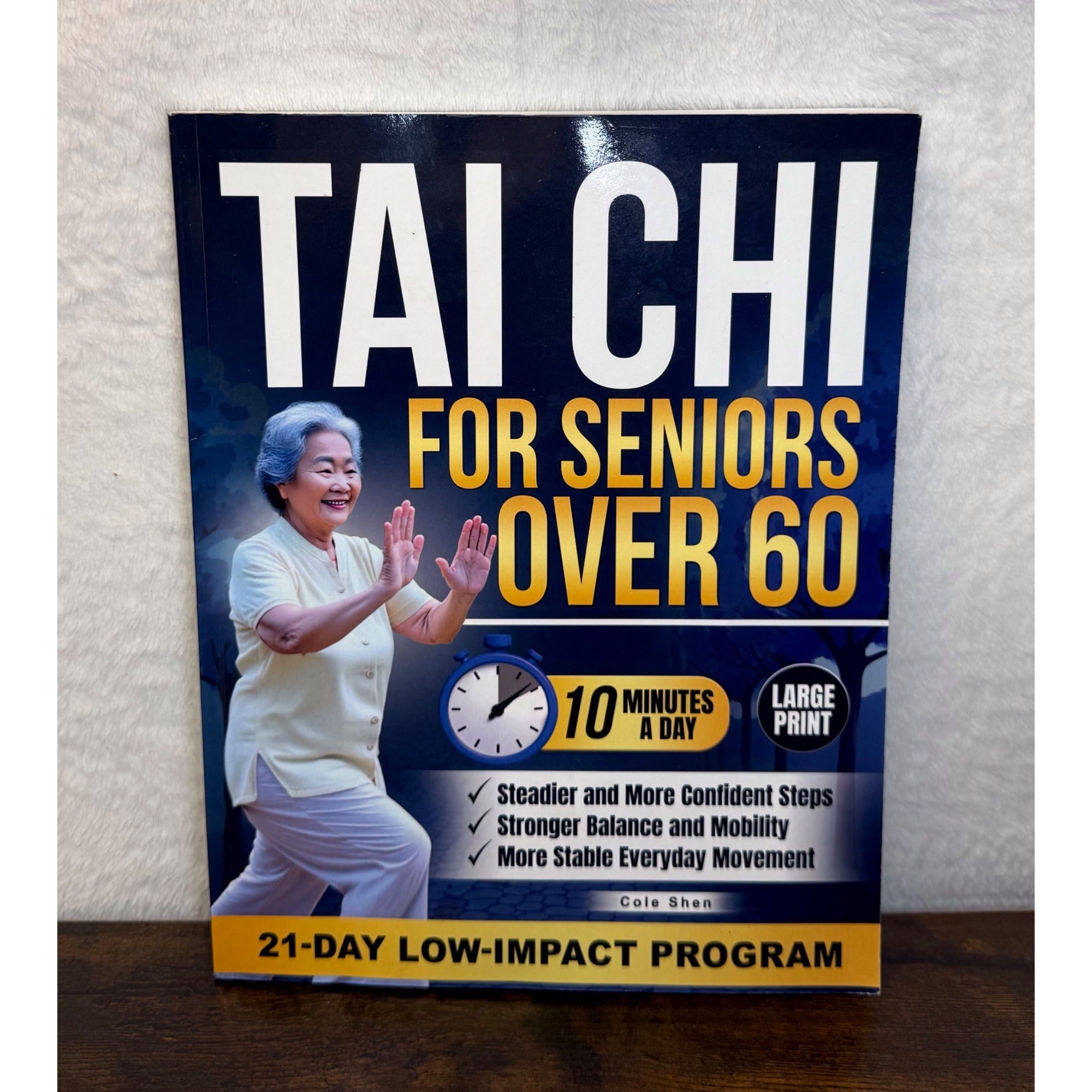 Tai Chi For Seniors Over 60: 21-Day Low-Impact Program Large Print