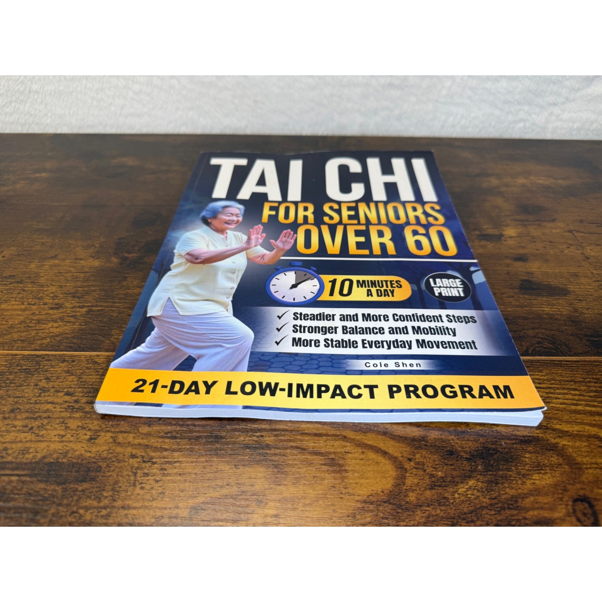 Tai Chi For Seniors Over 60: 21-Day Low-Impact Program Large Print