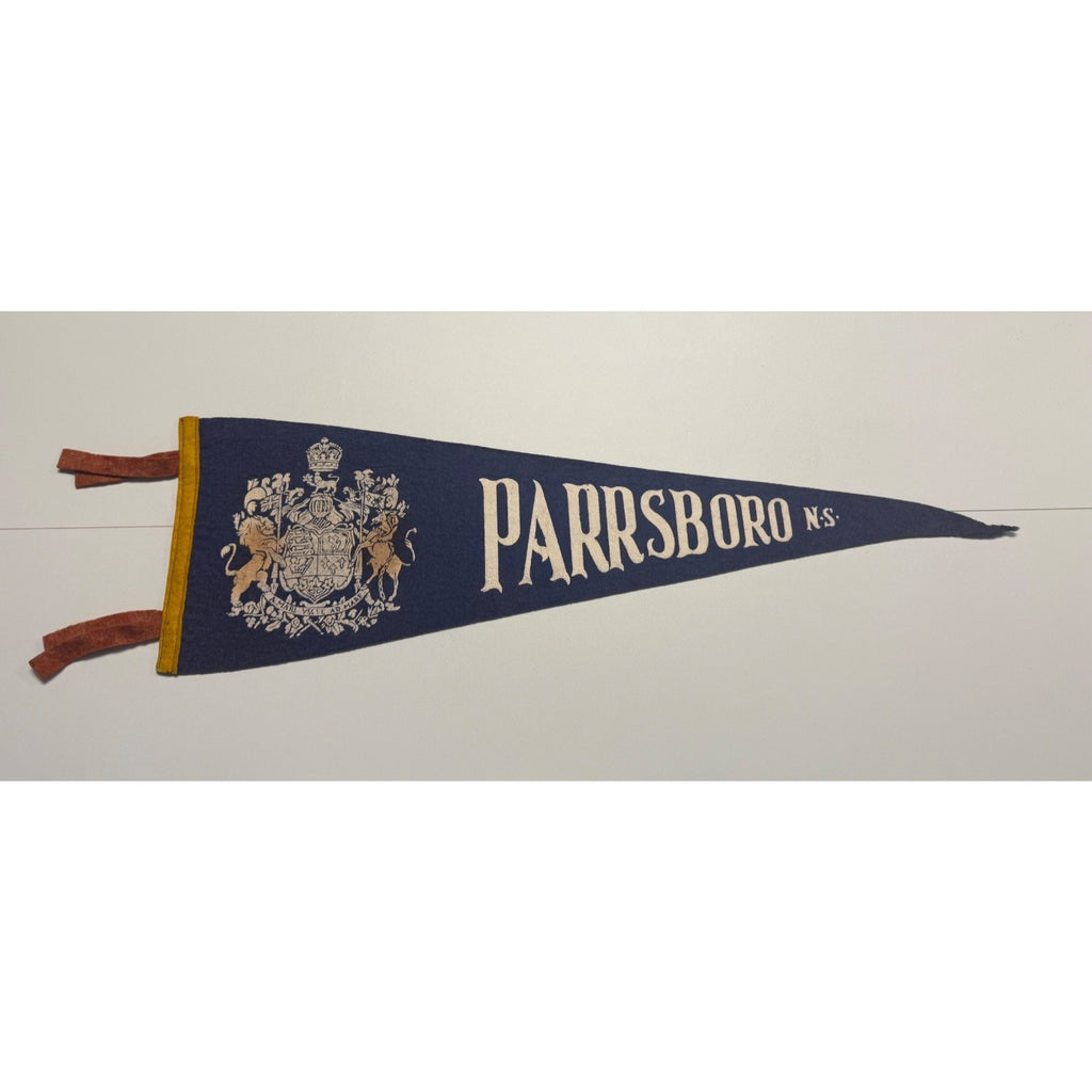 Vintage Parrsboro, N.S. Canada pennant