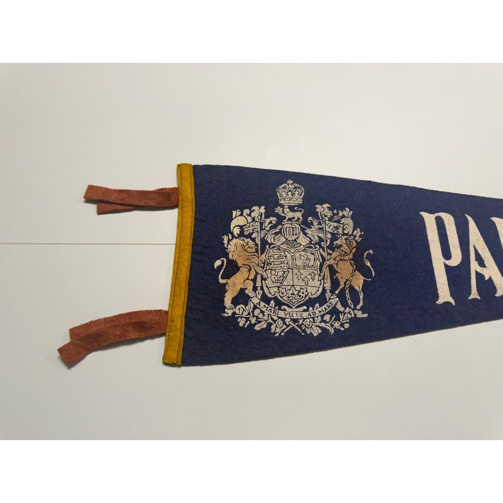Vintage Parrsboro, N.S. Canada pennant