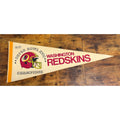 Vintage NFL Washington Redskins Super Bowl XVII Cchampions pennant