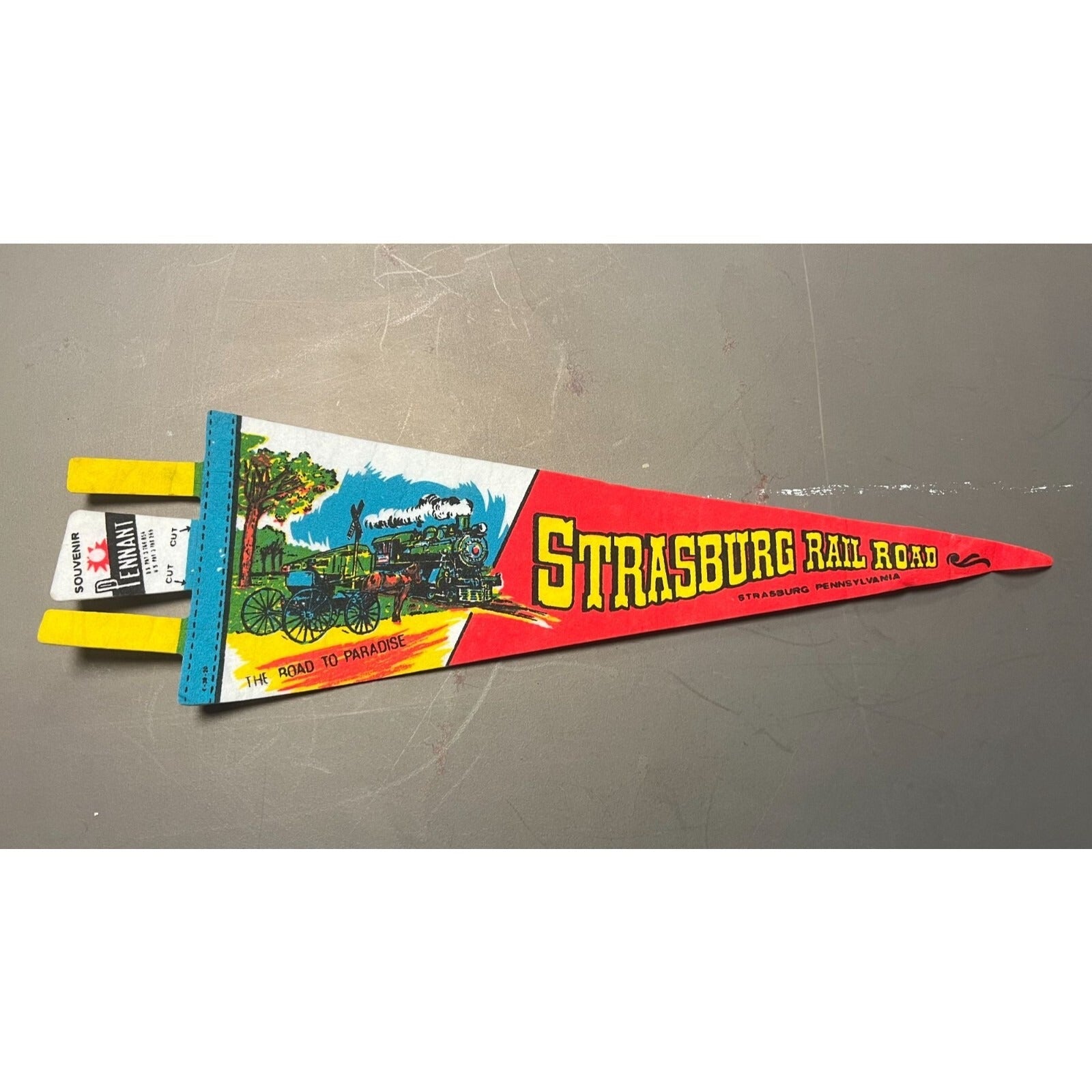 Vintage Strasburg Railroad, PA pennant