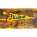 Vintage Illinois State pennant Home Of Lincoln