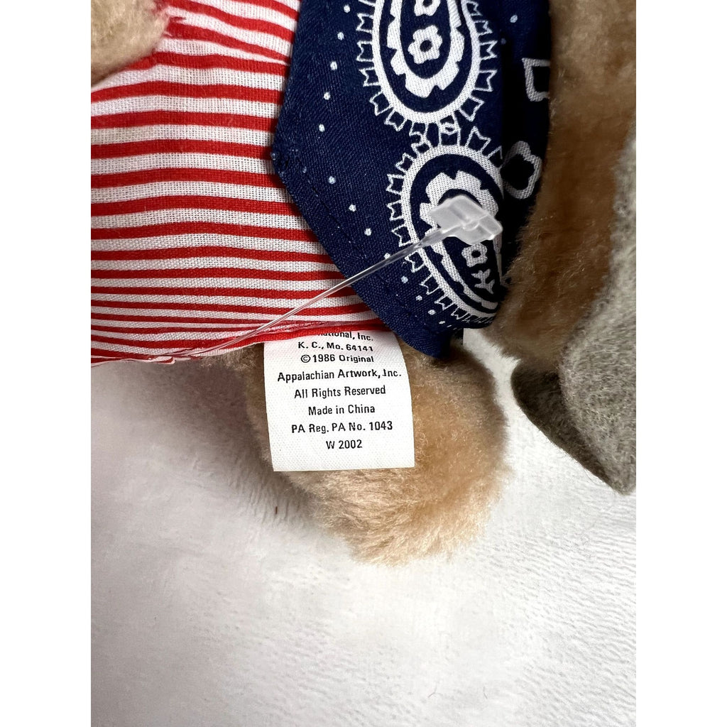 Vintage 1986 Furskins bear plush