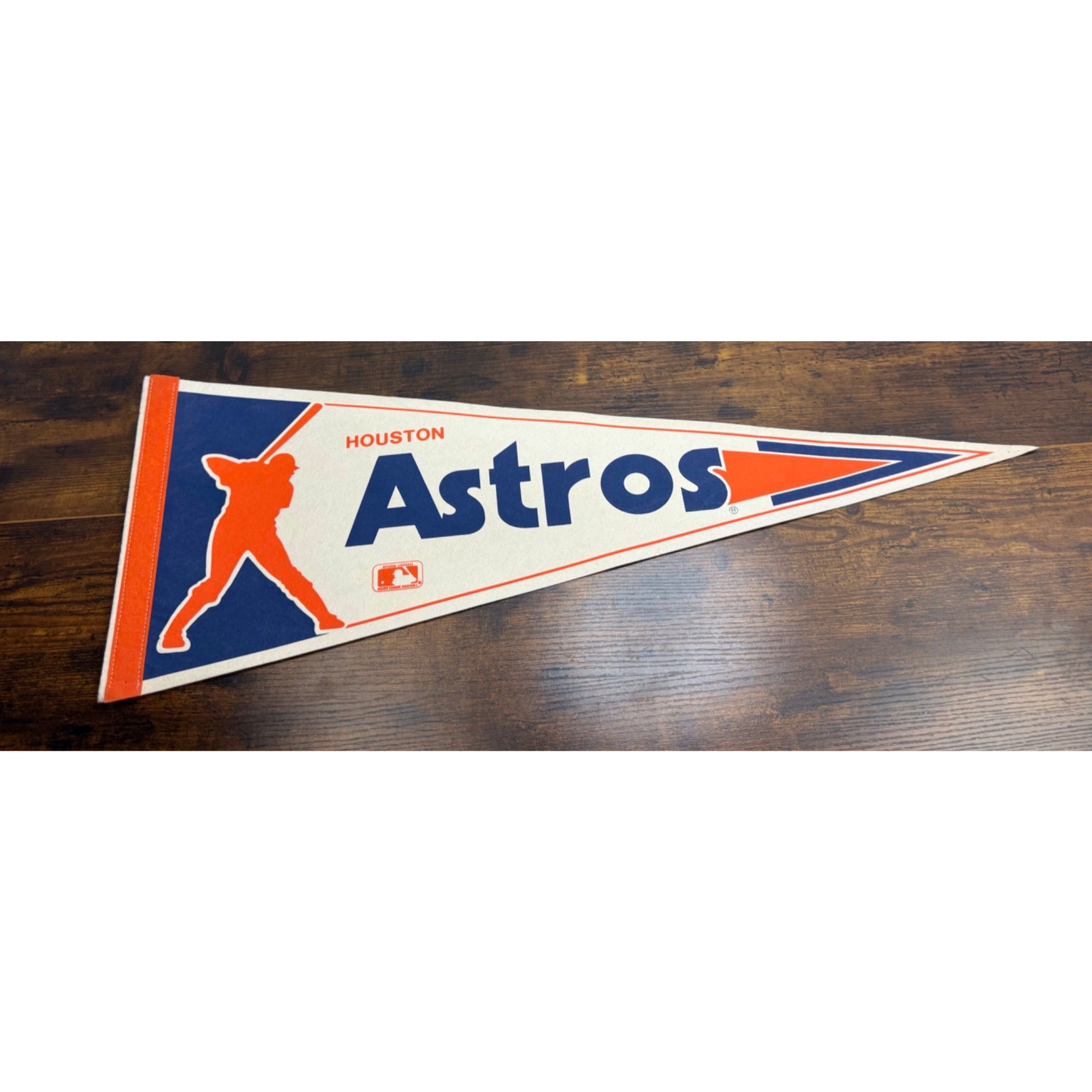 Houston Astros Vintage MLB Pennant With Official Logo 29.5 inches