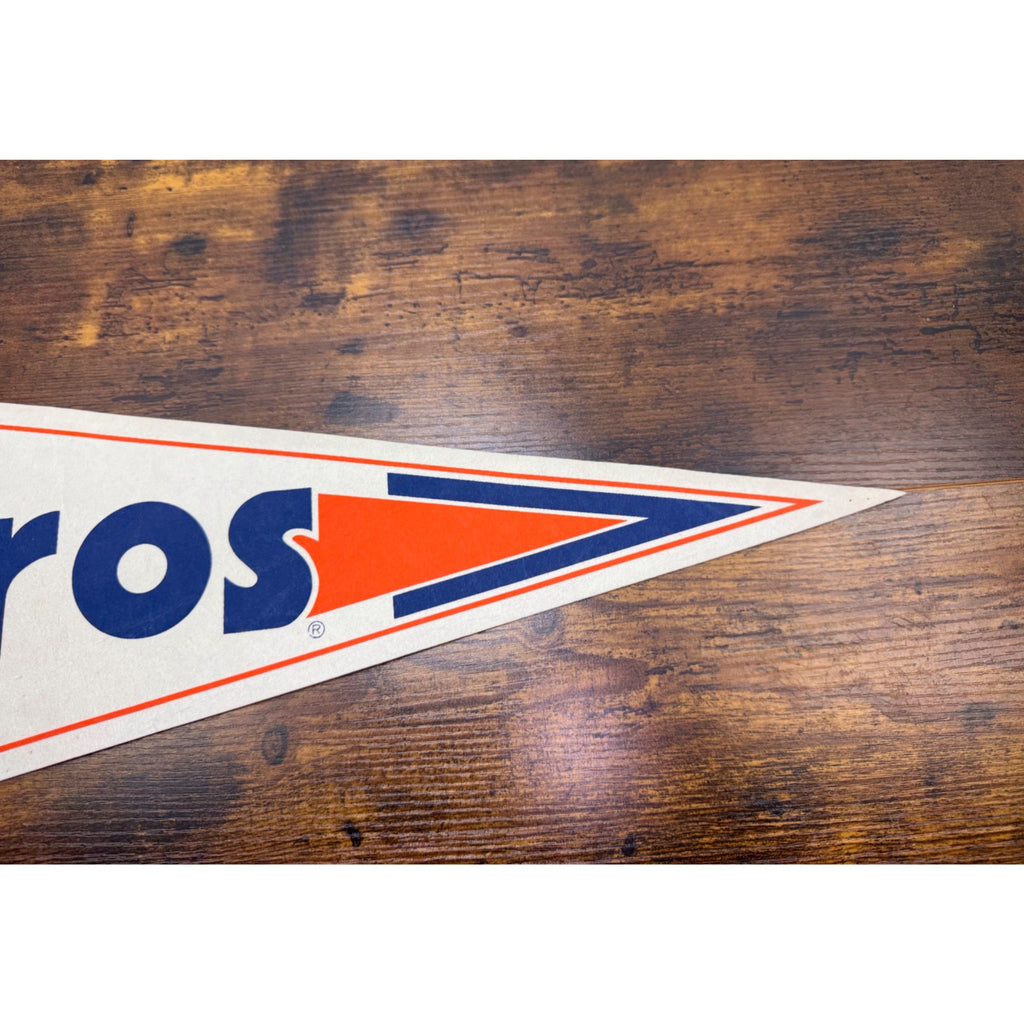 Houston Astros Vintage MLB Pennant With Official Logo 29.5 inches