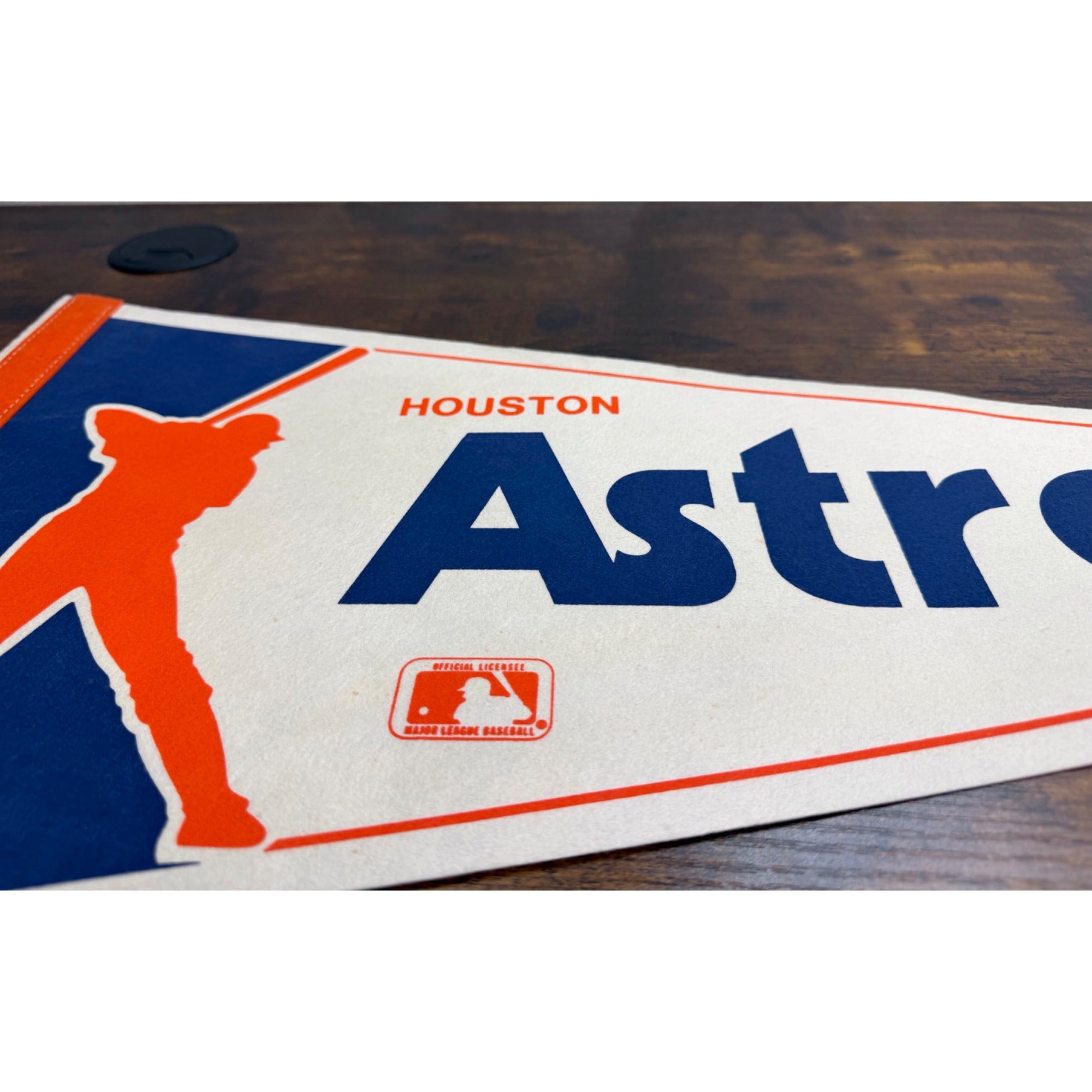 Houston Astros Vintage MLB Pennant With Official Logo 29.5 inches