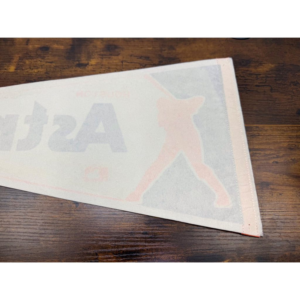 Houston Astros Vintage MLB Pennant With Official Logo 29.5 inches