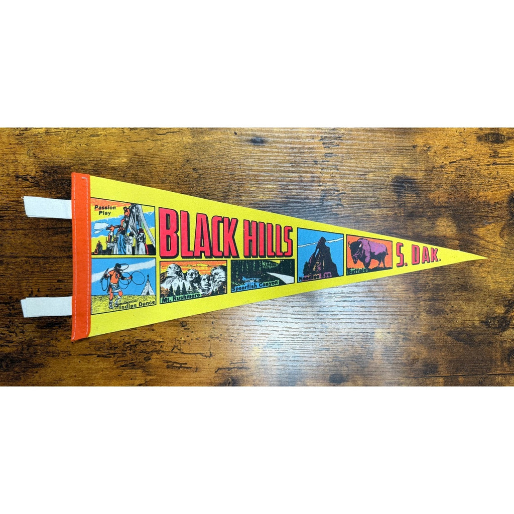 Vintage Black Hills, South Dakota pennant