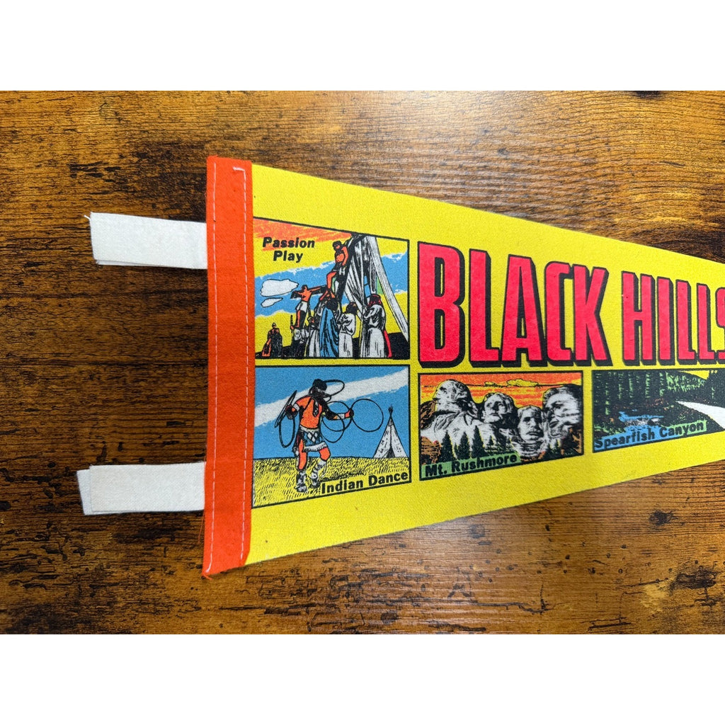 Vintage Black Hills, South Dakota pennant