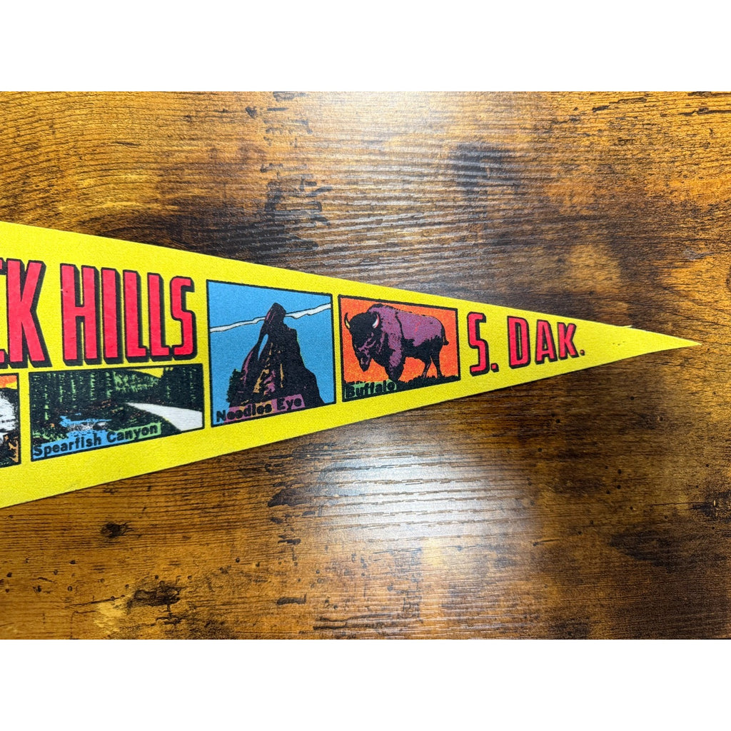 Vintage Black Hills, South Dakota pennant